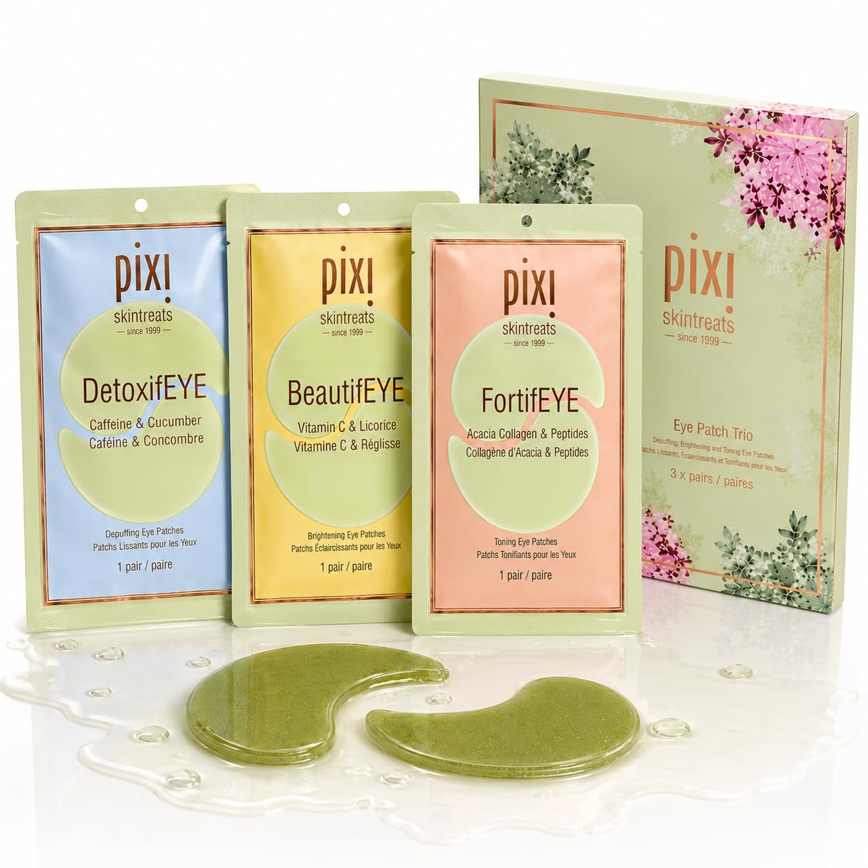 Pixi Beauty Eye Patch Trio | 3 Single Use Eye Patches for - Product Imagery
