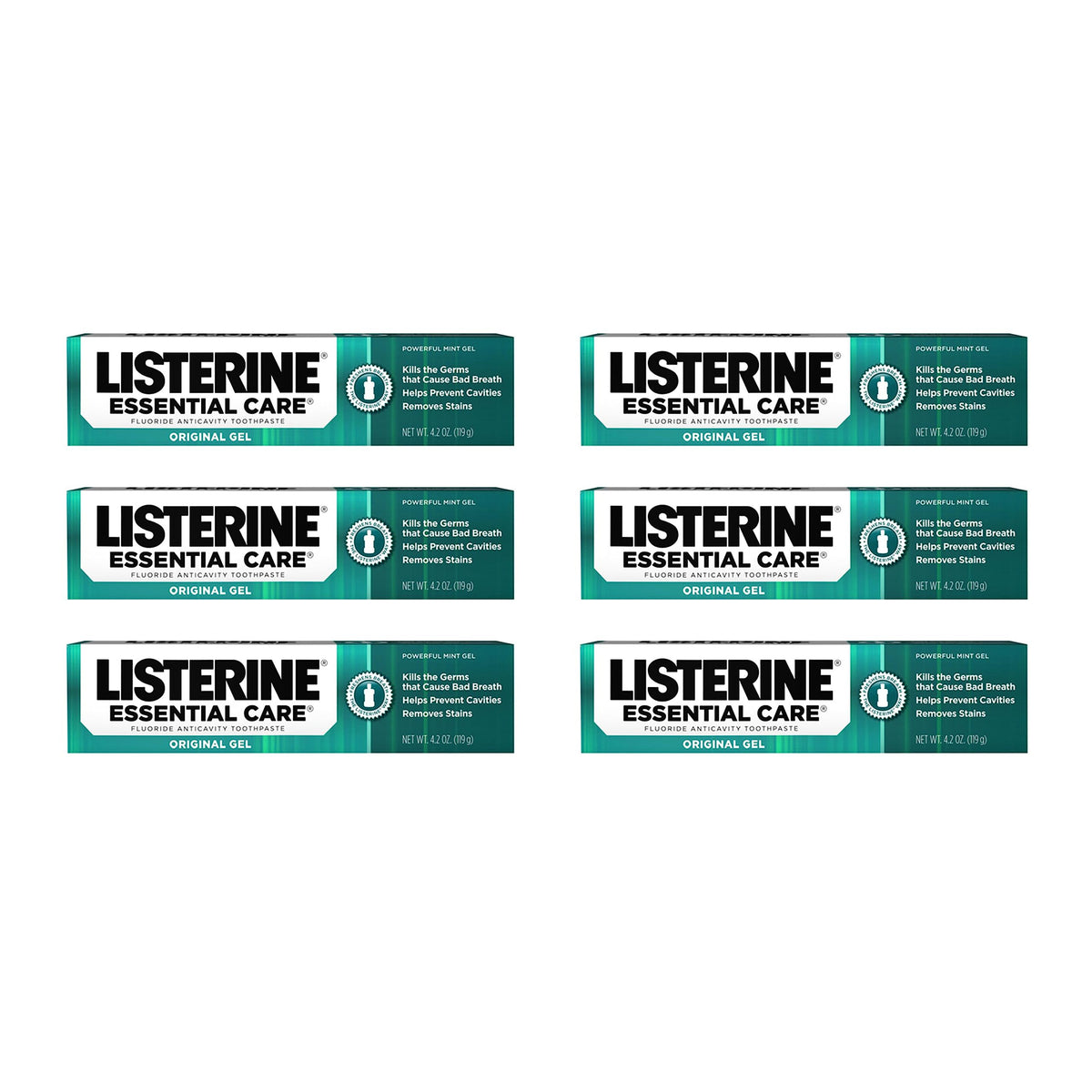 Listerine Essential Care Fluoride Toothpaste Peppermint 4 2 - Premium Selection Official Imagery - 2