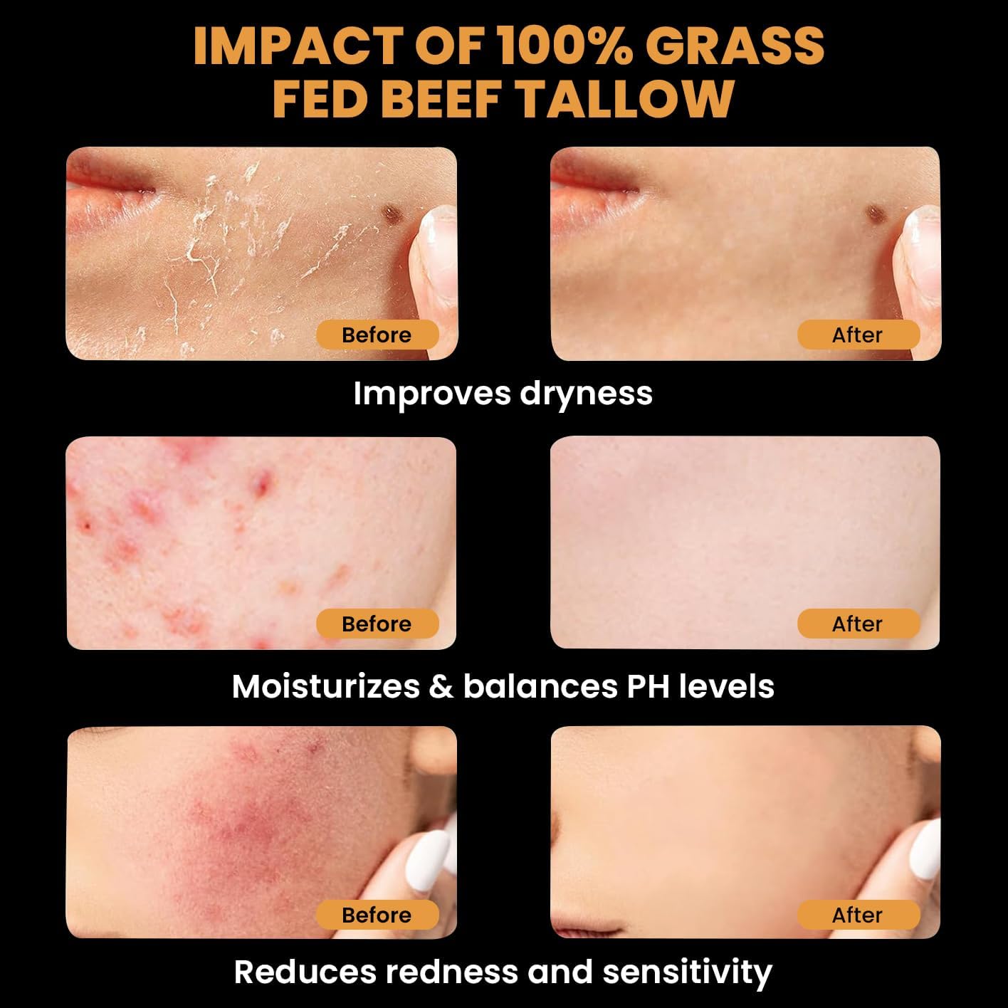 MONIER Beef Tallow and Honey Balm for Skin and Face – Moisturizer - MONIER Official Product View 4