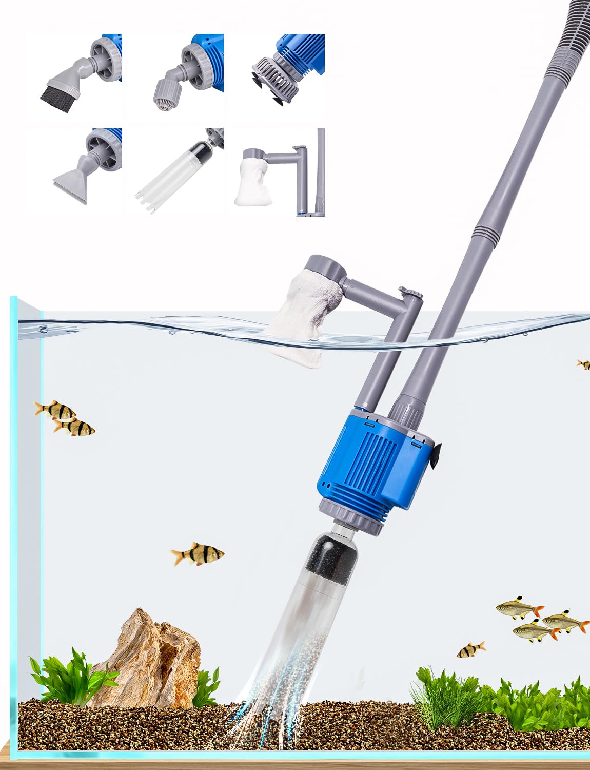 Aquarium Gravel Cleaner - UPETTOOLS Official Imagery - 2