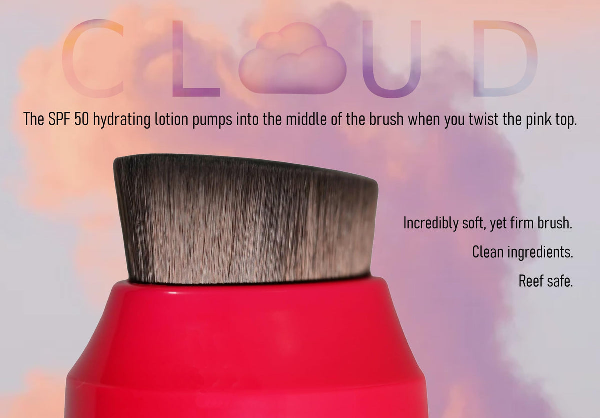 CLOUD Brush on Mineral Sunscreen Lotion - CLOUD Official Imagery - 5