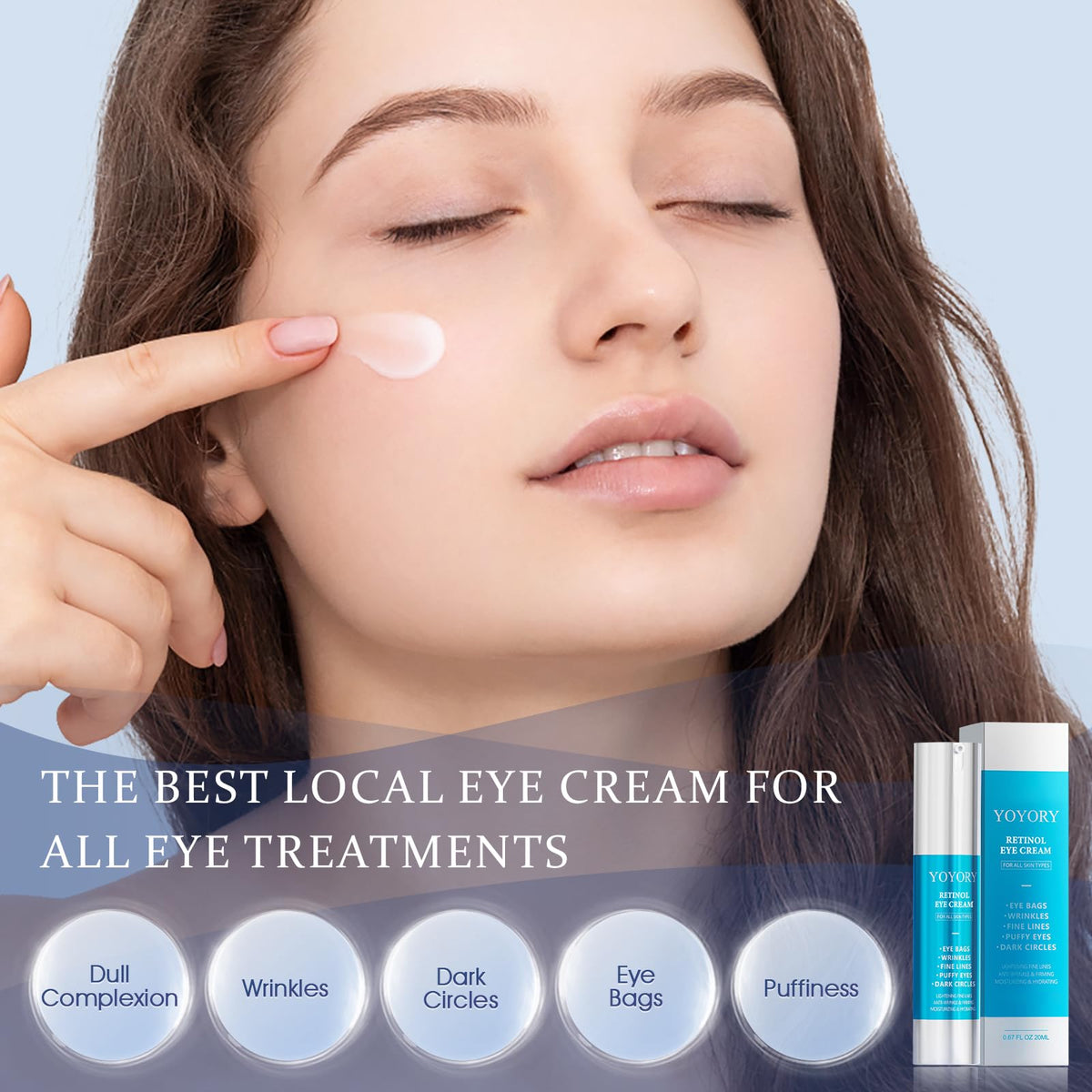Retinol Eye Cream for Eye Bags - YOYORY Official Imagery - 7