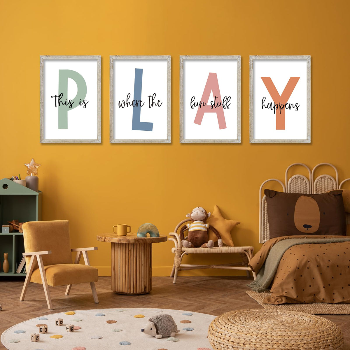 This Is Where The Fun Stuff Happens Kids Playroom Wall Art - LuZhiQiang Official Imagery - 5