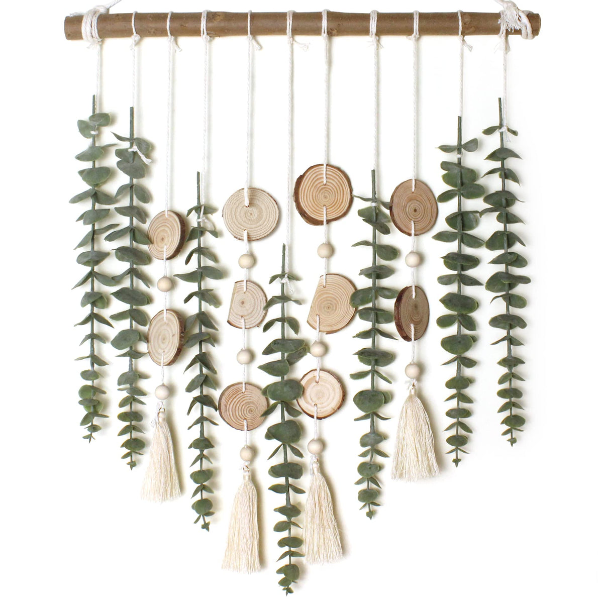 Artificial Eucalyptus Wall Decor Fake Greenery Leaves Stems - GIAUMA Official Imagery - 1