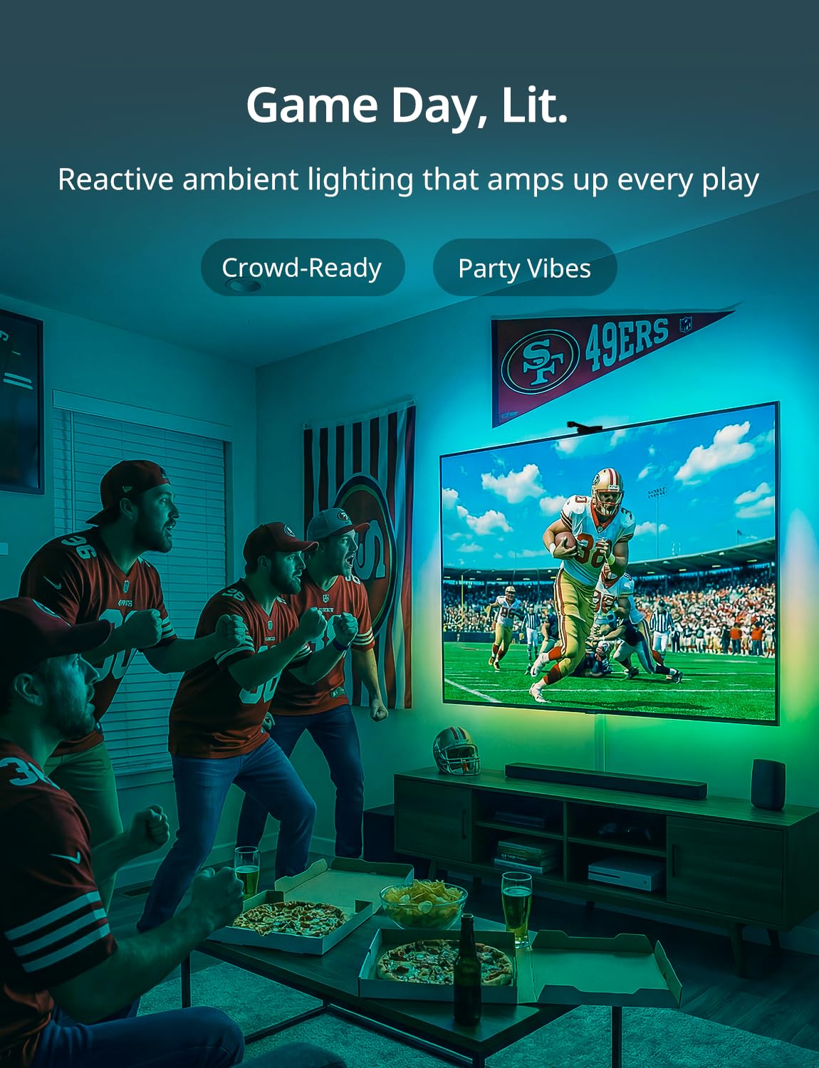 TV LED Backlight 180 Camera Multi Zone Color Sync 55 65 TVs - Ailofy Official Imagery - 6