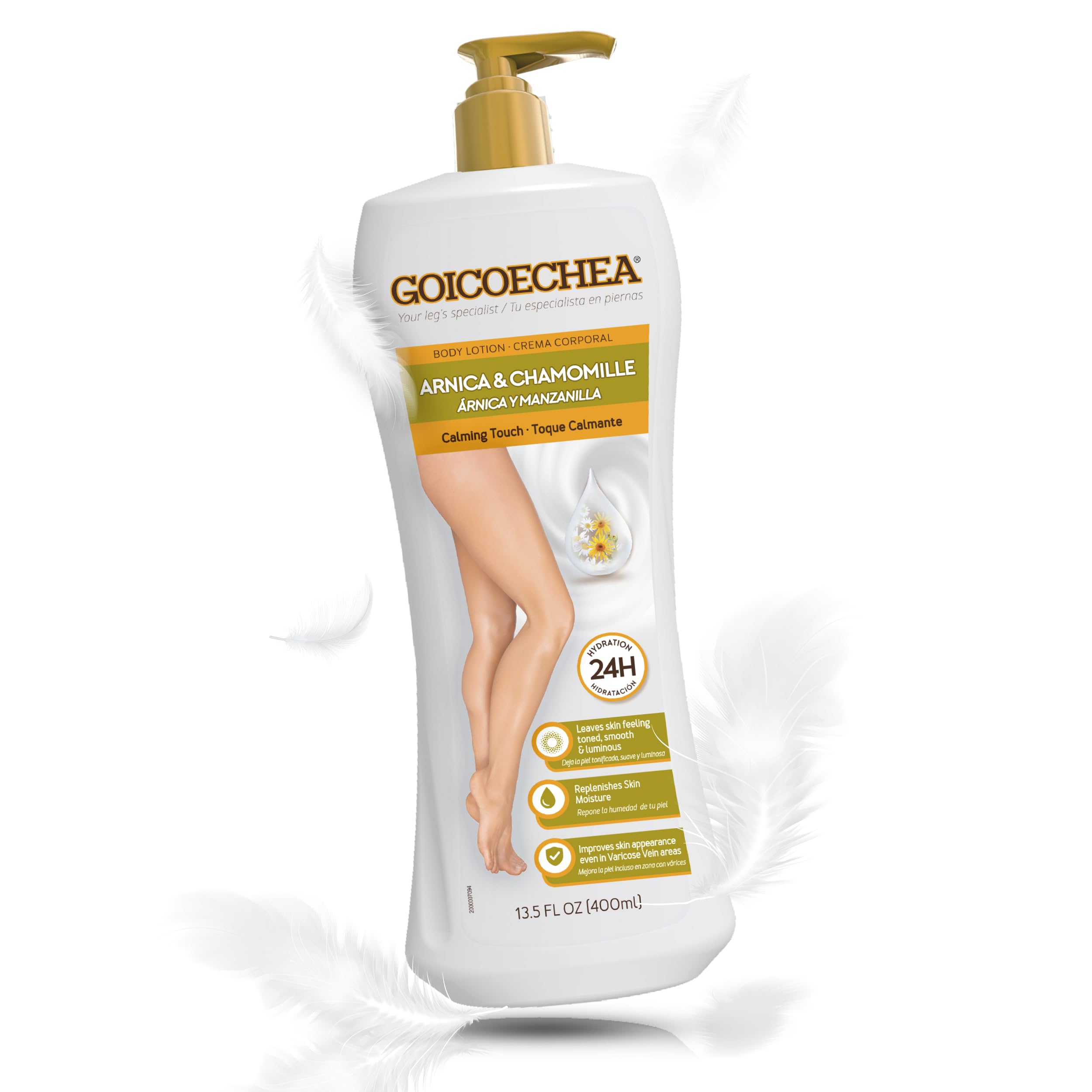 Goicoechea Arnica & Chamomile, Varicose Veins Cream, 13.5 Oz, 1-Pack