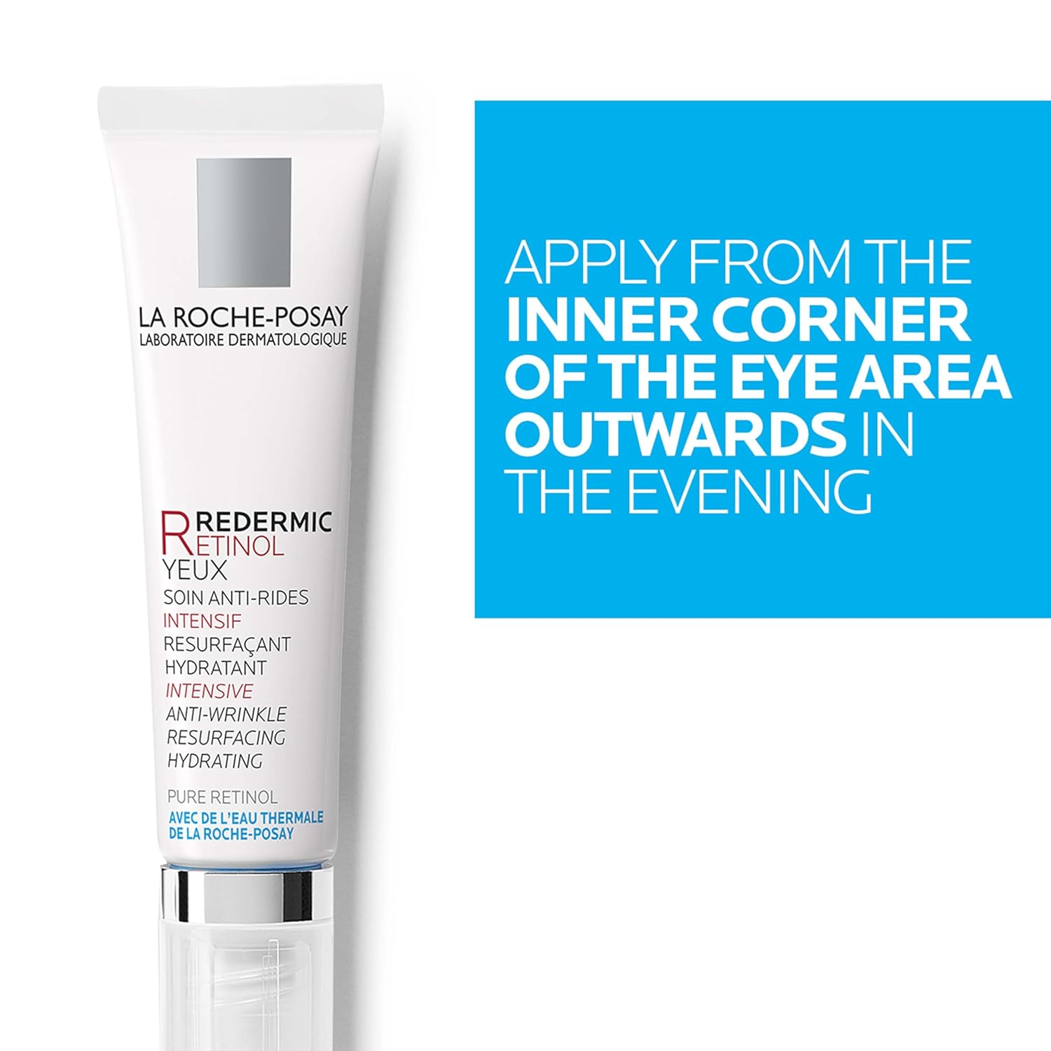 Elefair Redermic R Eyes Retinol Eye Cream in a sleek jar, designed for anti-aging and reducing fine lines around the eyes.