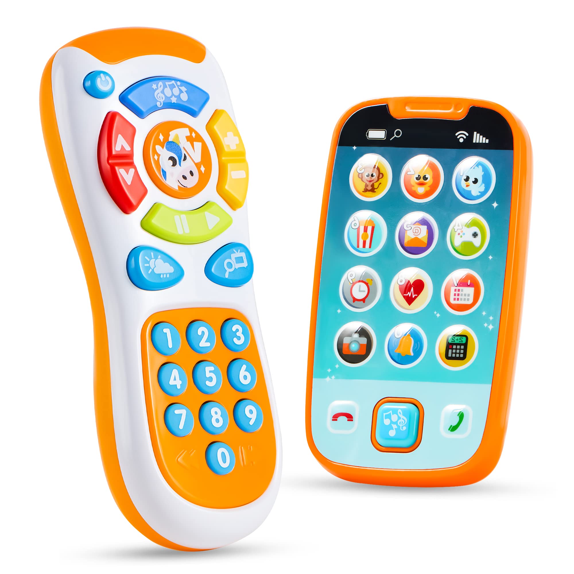 JOYIN Learning Phone and Remote Toy for Kids, Fun Smartphone Toys by JOYIN - Angle View 10