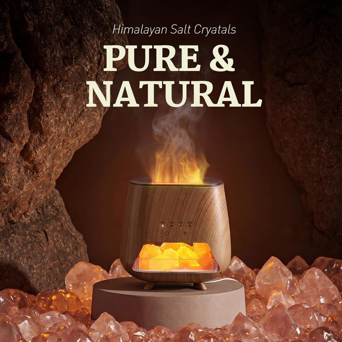 Essential Oil Diffuser for Home Himalayan Lamp - OUWEDW Official Imagery - 7