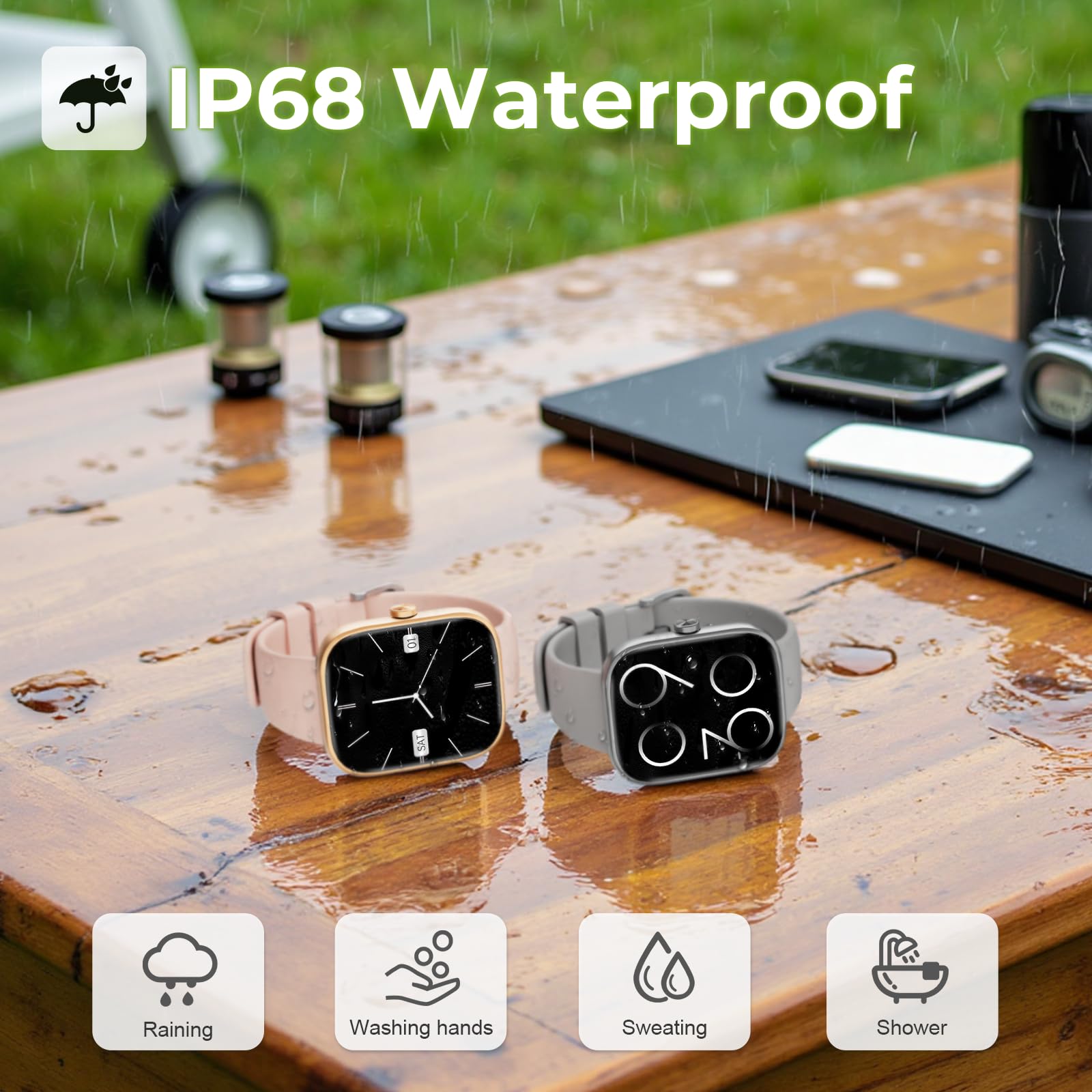 MFVLP Smart Watch for Men, Bluetooth Call, 1.83" Fitness Watch for And - View 7