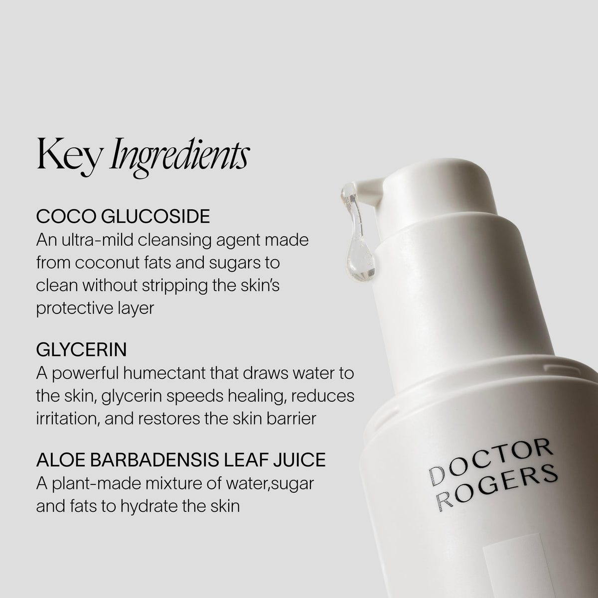 Doctor Rogers Face Wash Gentle Hydrating Gel Cleanser for - Doctor Rogers Re Official Imagery - 5