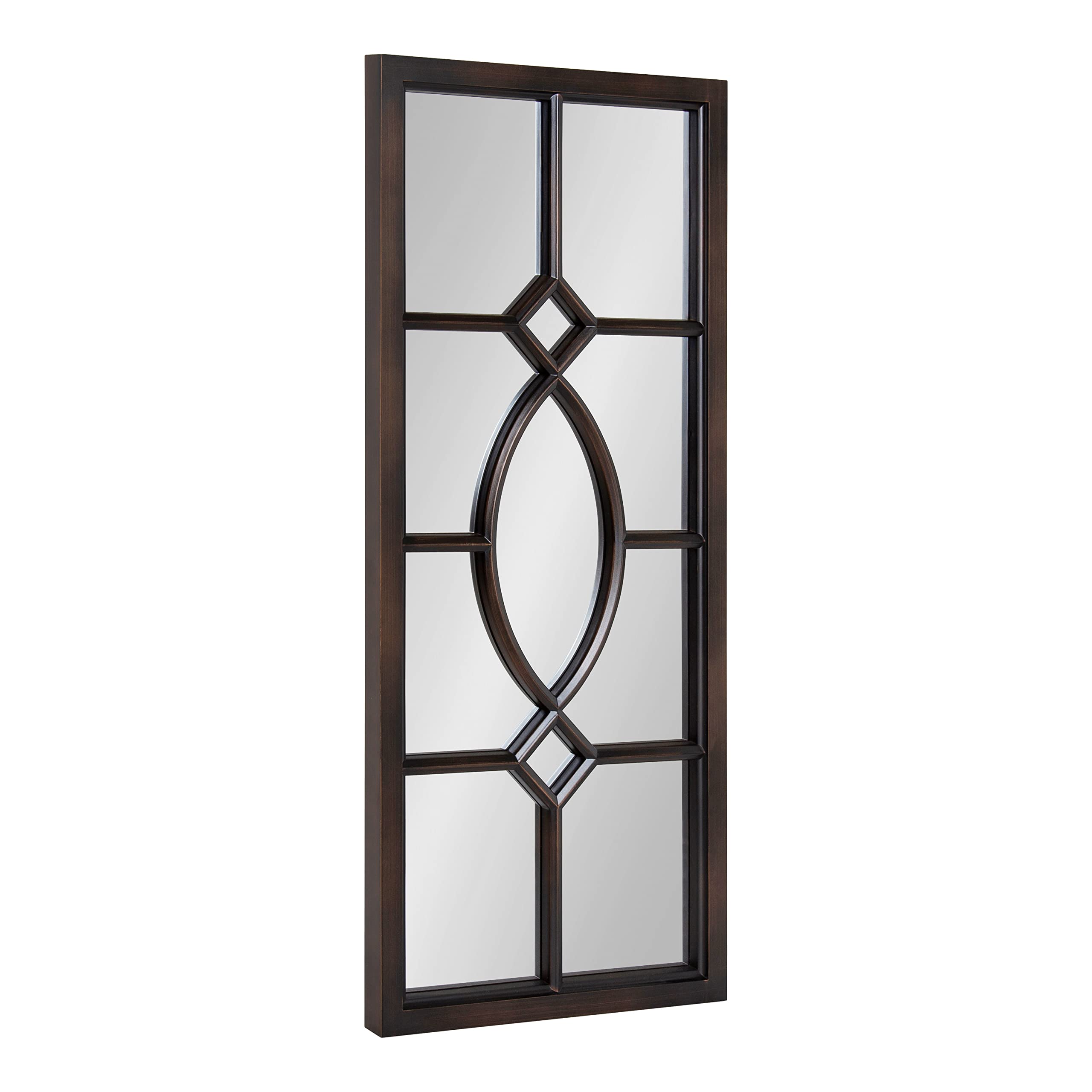 Kate and Laurel Cassat Window Wall Accent Mirror, 13" x 30", - Product Imagery