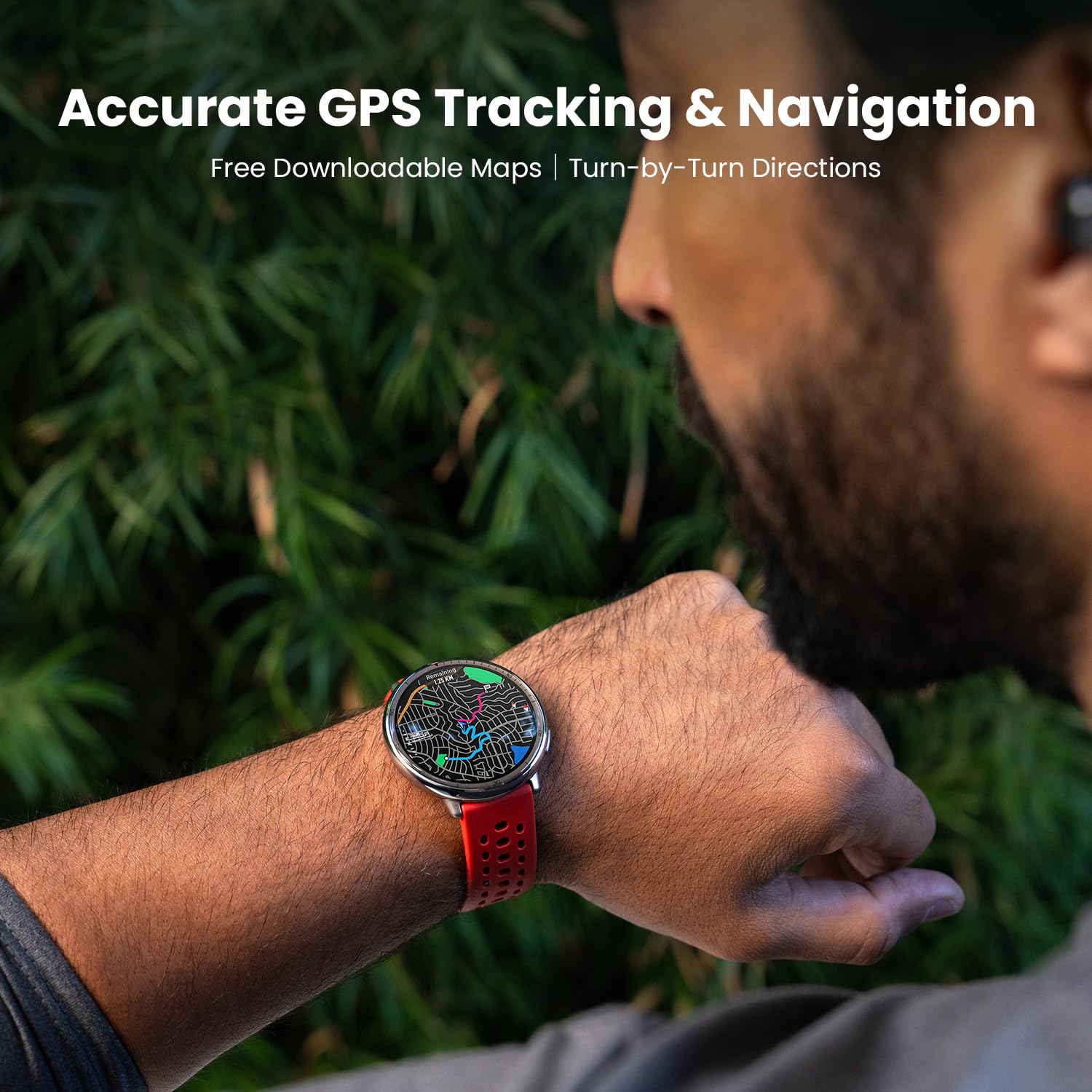 Amazfit Active 2 Premium Smart Watch 1.32" Sapphire Glass, GPS, iOS/An - View 5