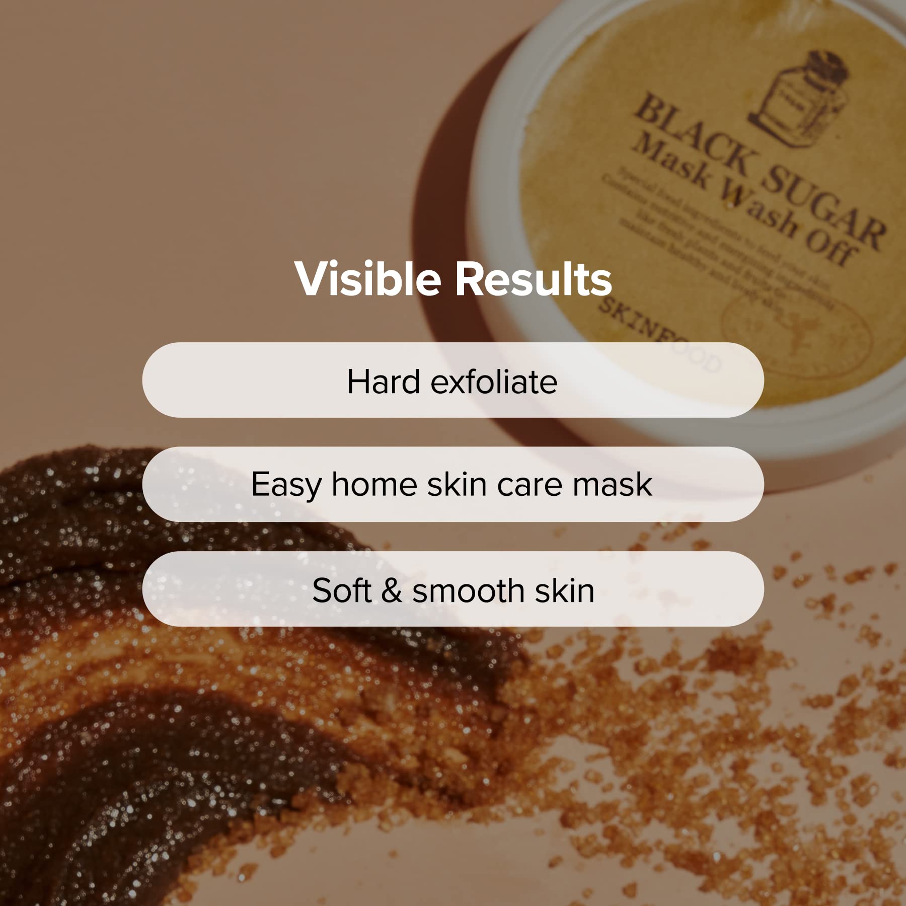 SKINFOOD 1957 Skinfood Black Sugar Mask Wash Off Exfoliator, 3.53 Ounce - SKINFOOD 1957 Official Product View 6