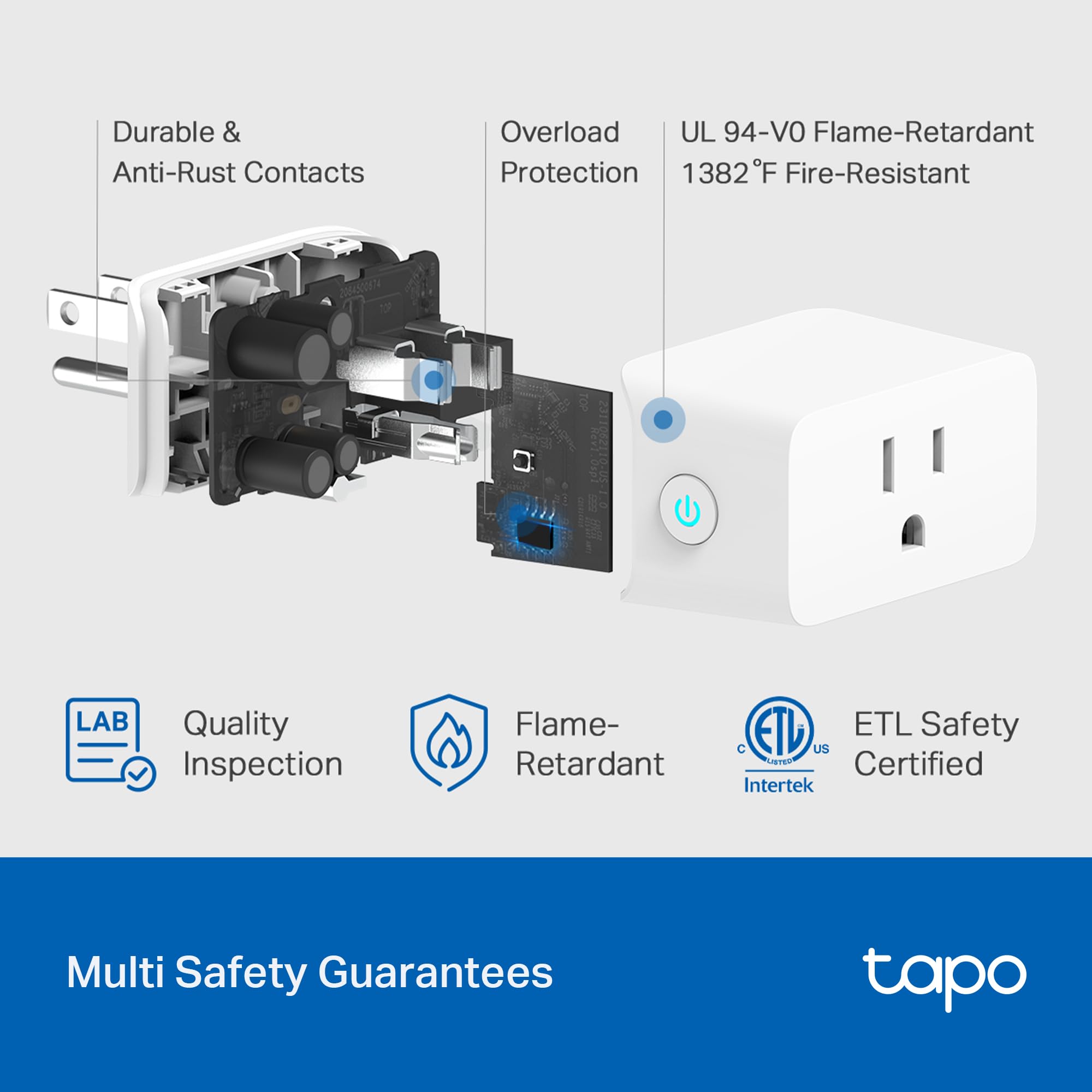 Tapo Smart Plug Wi-Fi, Energy Monitoring, P115 , 15A - Tapo Official Product View 8