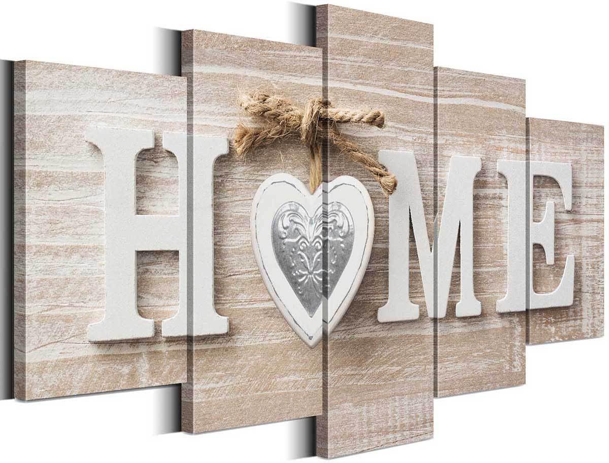 Biufo Home Sign Canvas Wall Art 5 Pieces Modern Farmhouse - Biufo Official Imagery - 2