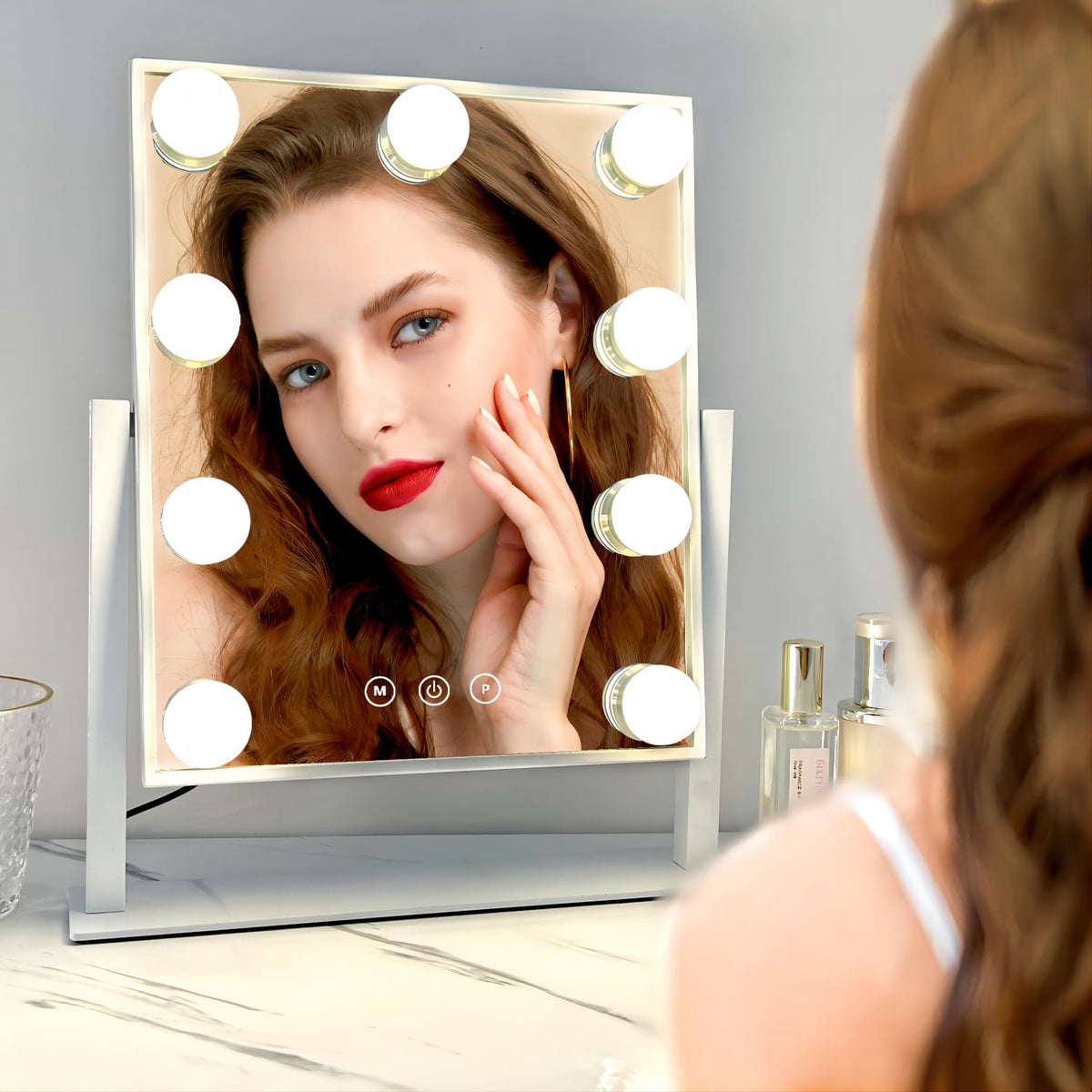 Acoolda Vanity Mirror with Lights Hollywood Vanity Makeup - Acoolda Official Imagery - 7