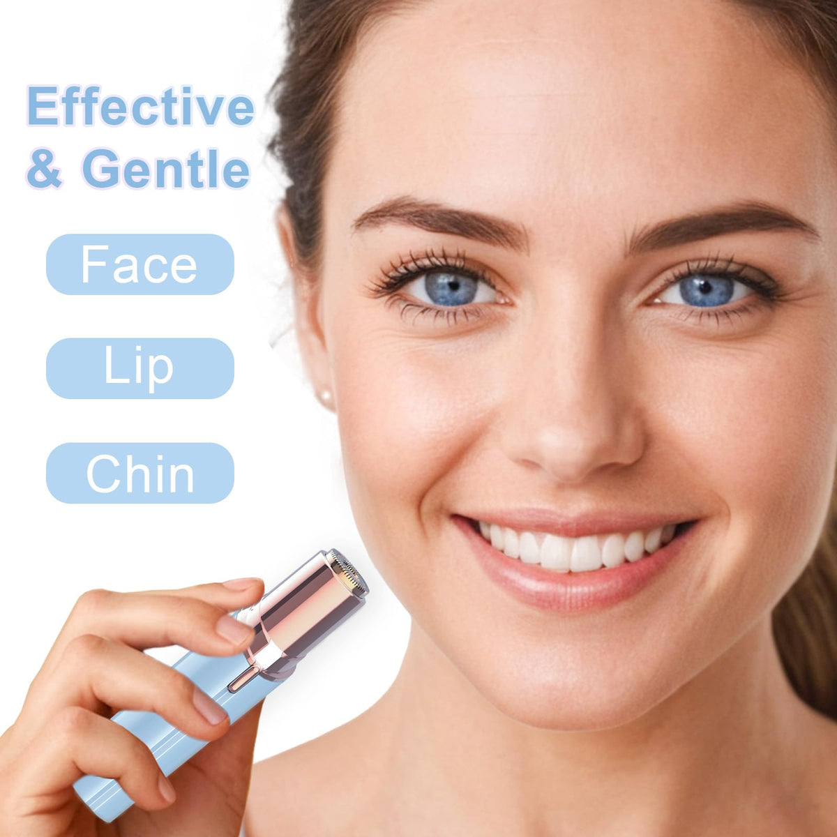 Facial Hair Removal for Women USB Rechargeable 3 Replacement - tuokiy Official Imagery - 3