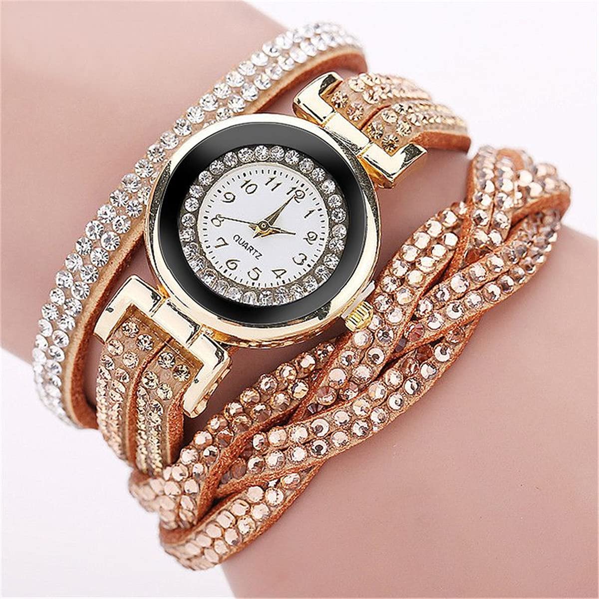 Fashion Rhinestone Watch Twine Bracelet Women Luxury Quartz - CdyBox Official Imagery - 7