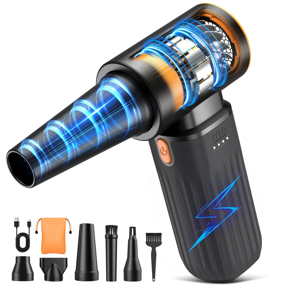 VASSON Compressed Air Duster 260000RPM Cordless Ultra 3 - VASSON Official Imagery - 1