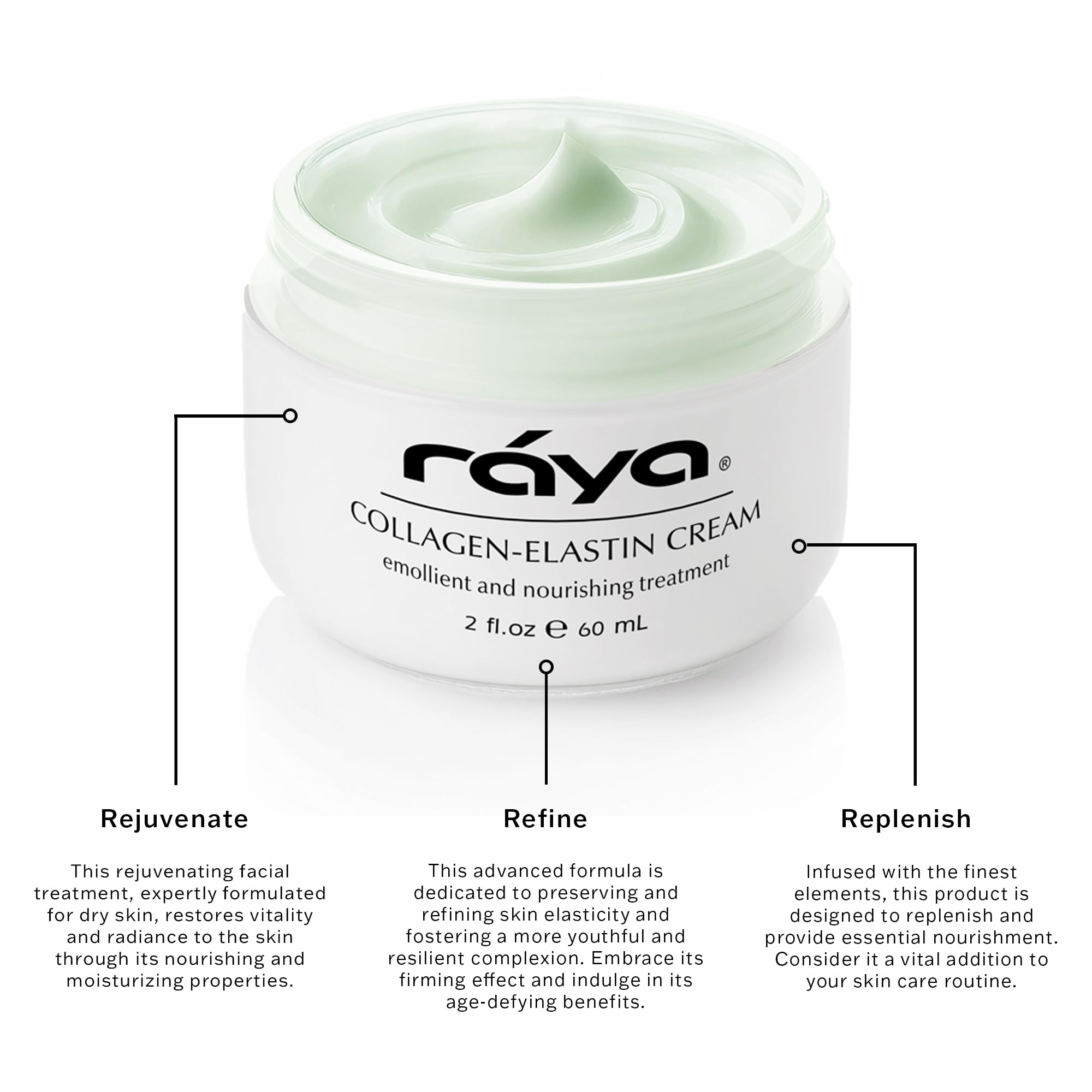 Raya Collagen Elastin Cream 401 Face Cream for Dry Skin with - Raya Official Imagery - 6