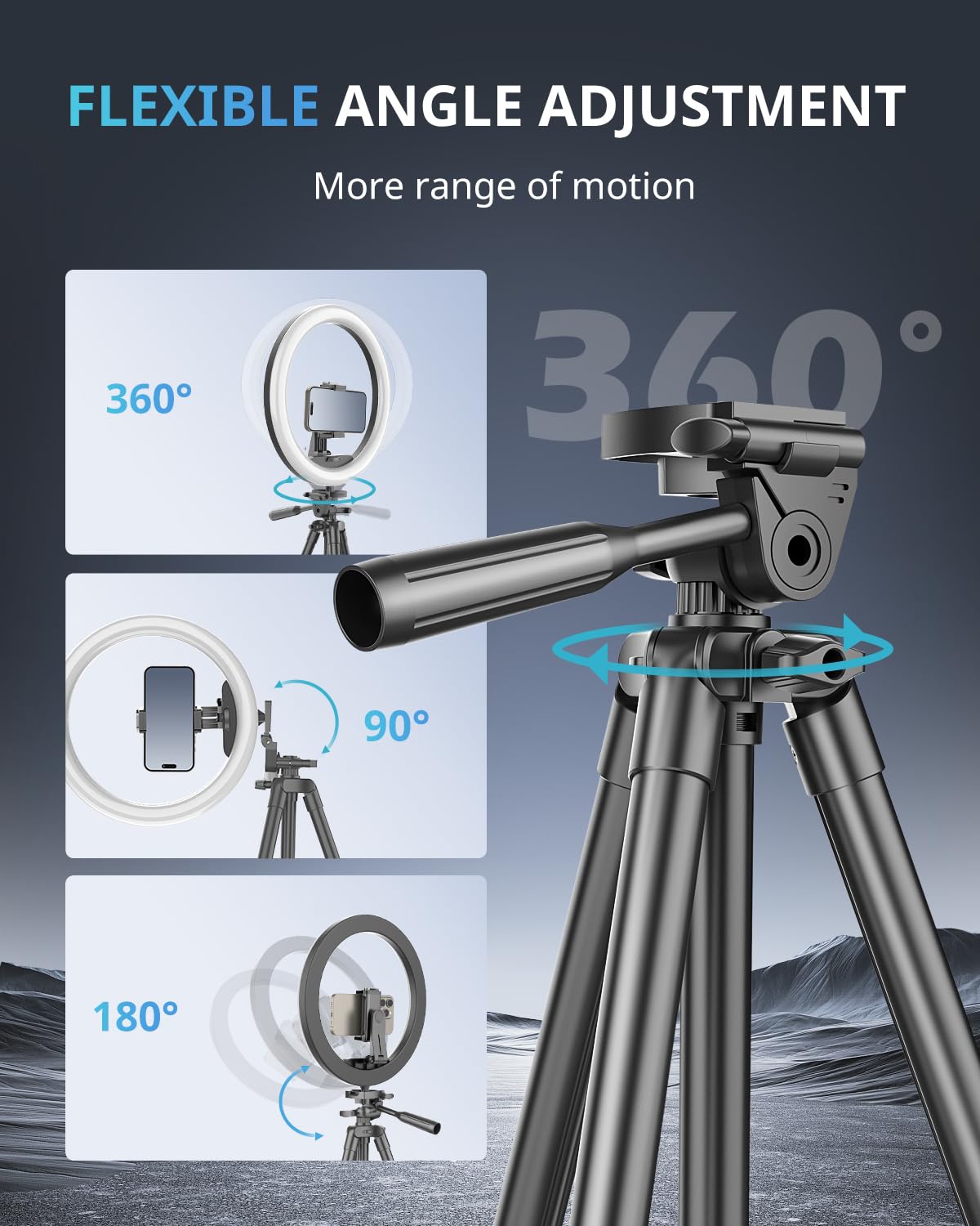 UBeesize 12 inch Ring Light with Stand Selfie Ring Light - UBeesize Official Imagery - 5