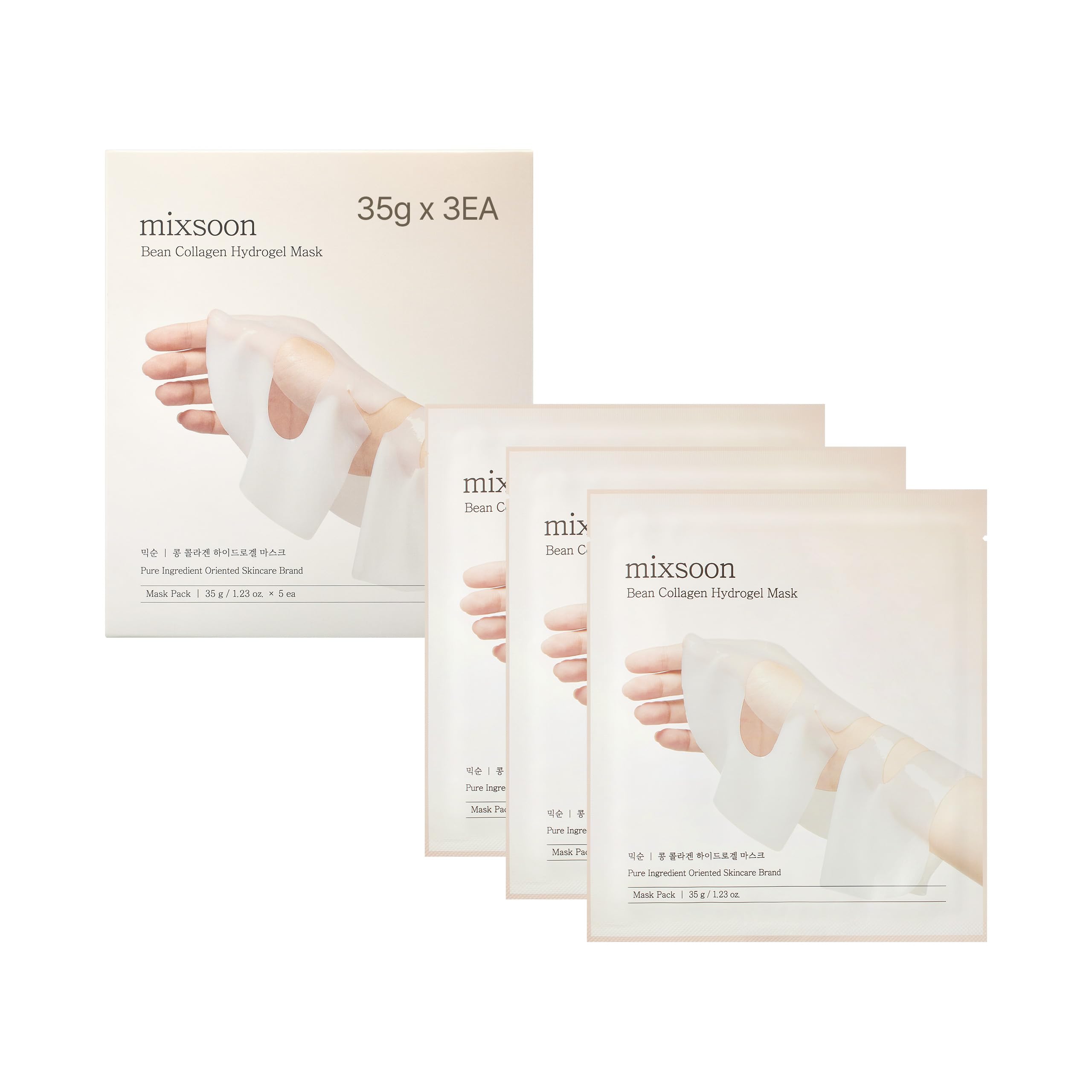mixsoon Bean Collagen Hydrogel Mask Hydration All-In-One - mixsoon