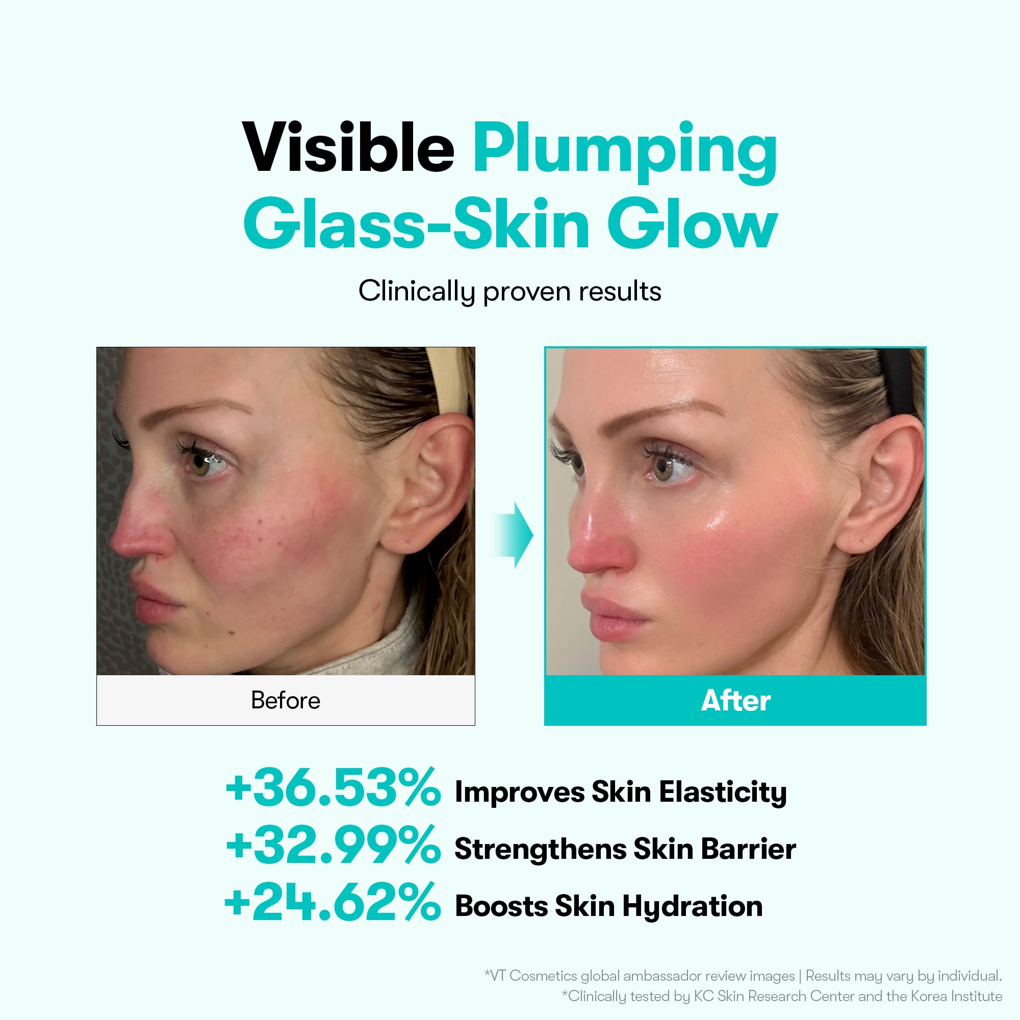 VT COSMETICS PDRN 100 Essence, Intensive Glow Serum, 1.01 fl. Oz - VT COSMETICS Official Product View 6