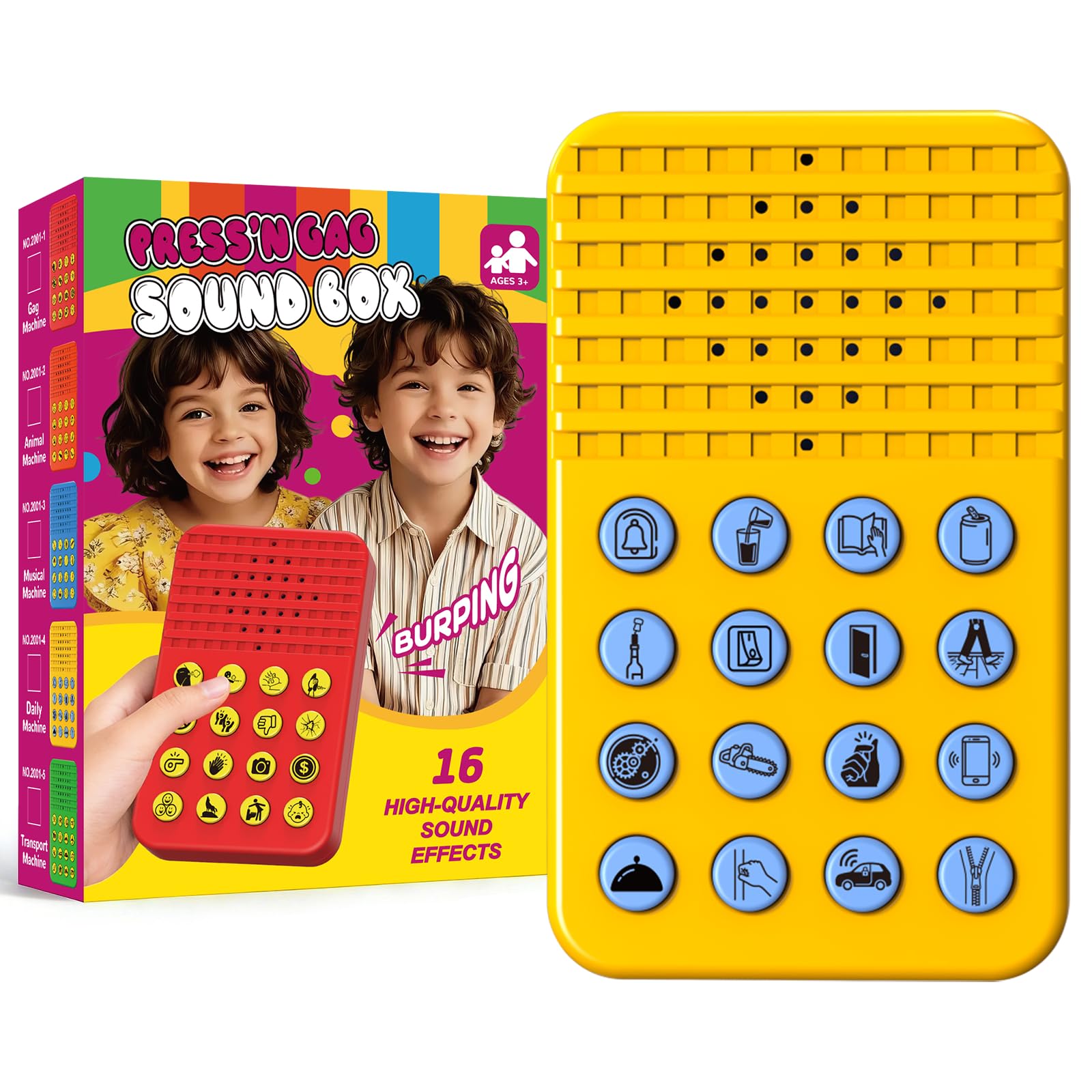 Sound Effects Machine - Adjustable Volume Classic Noise Maker - Product Imagery