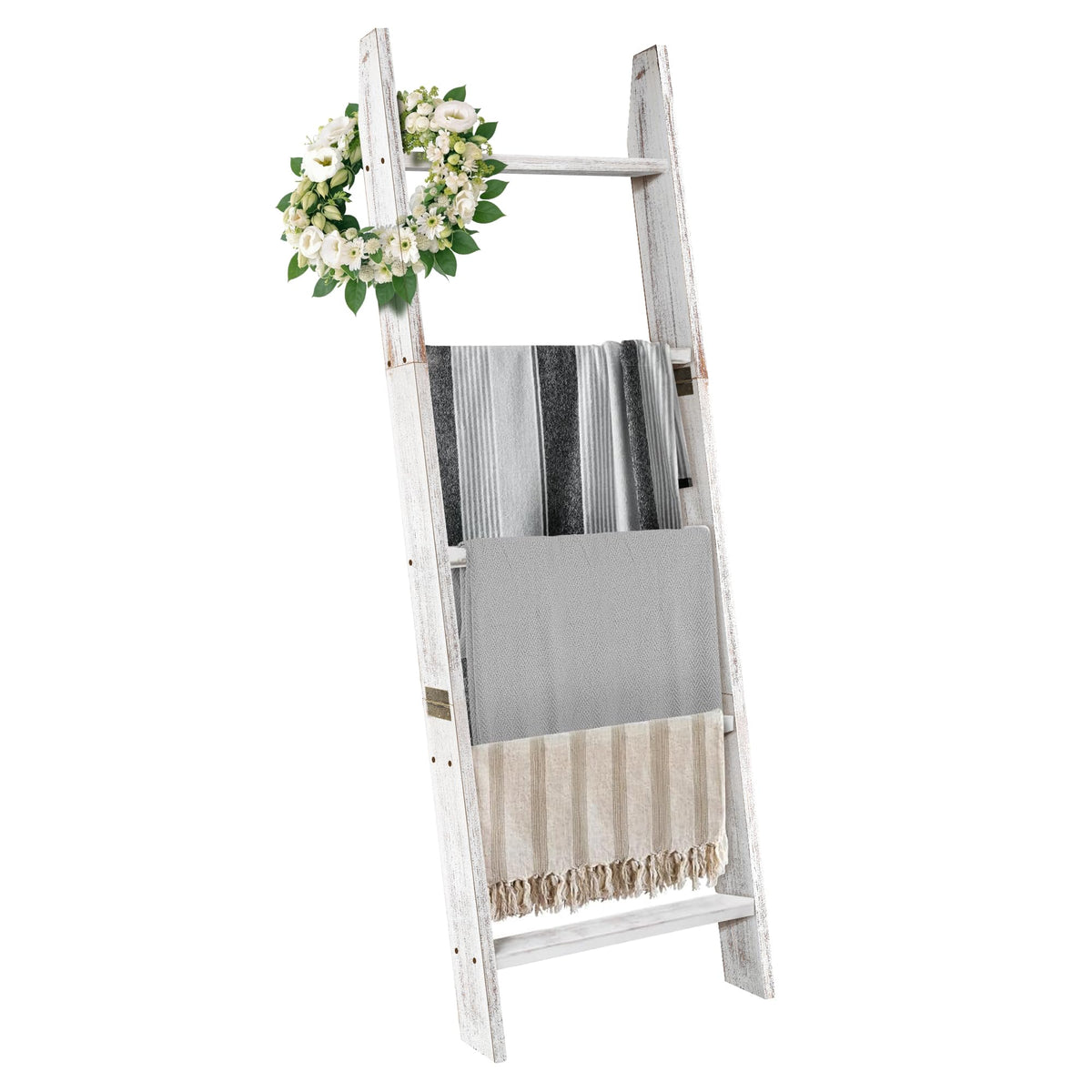 Honest Blanket Ladders for the Living Room 5 Tier Blanket - HONEST OUTFITTERS Official Imagery - 2
