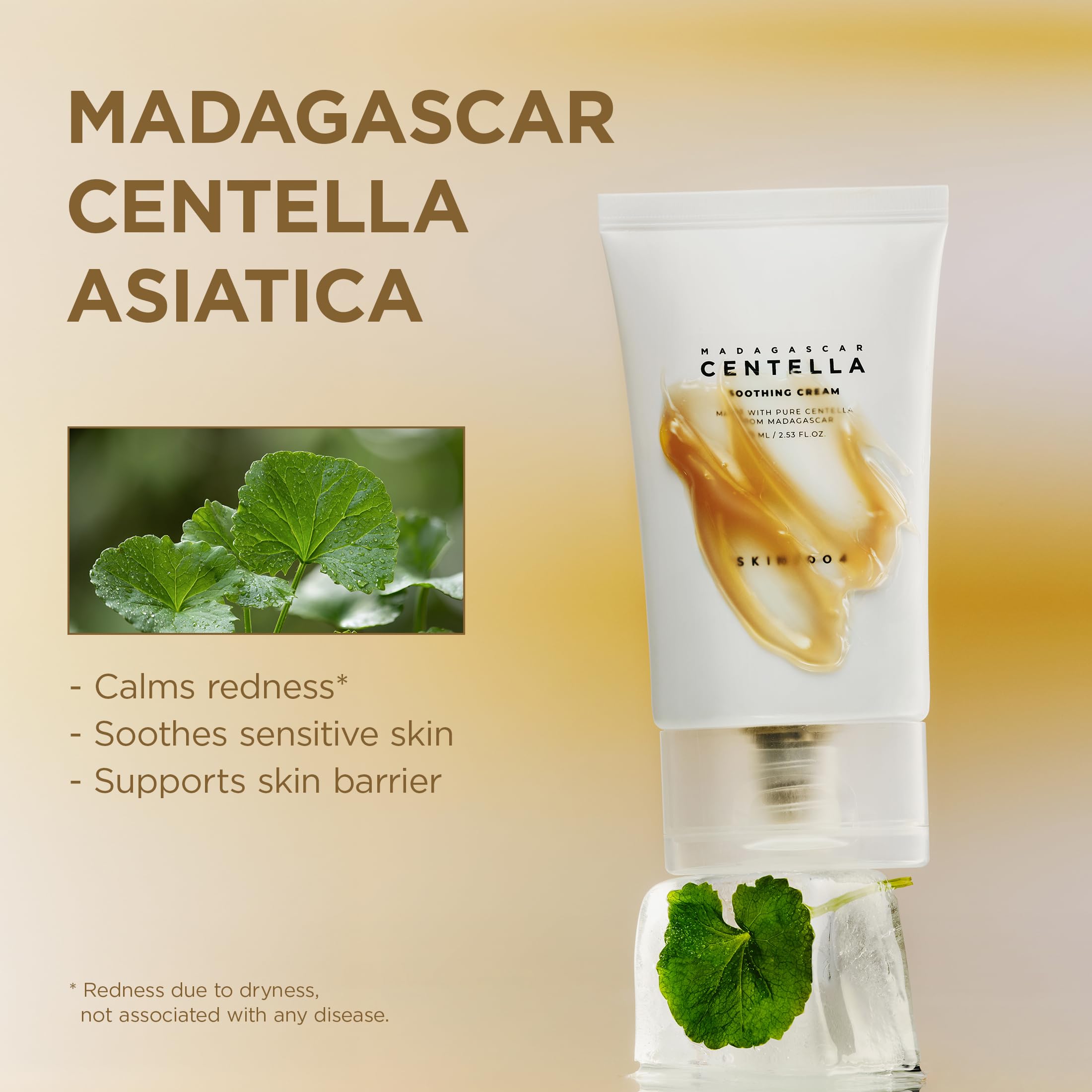 SKIN1004 Centella Soothing Cream, Face Moisturizer with Centella - SKIN1004