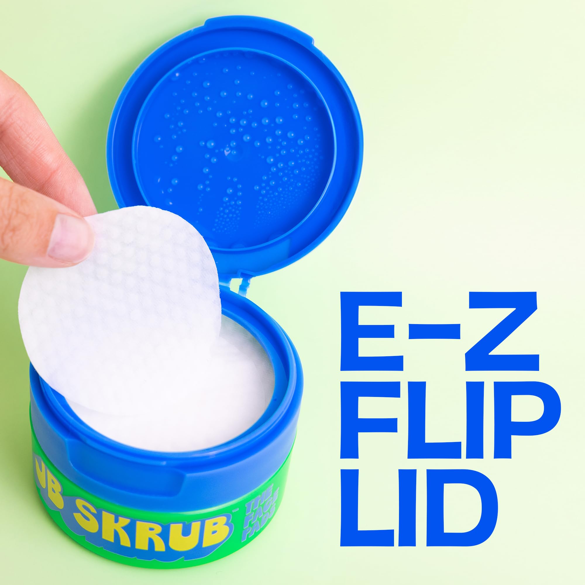 Acne Face Wipes for Teen Boys 40 Cleansing Pads with - JB SKRUB Official Imagery - 6