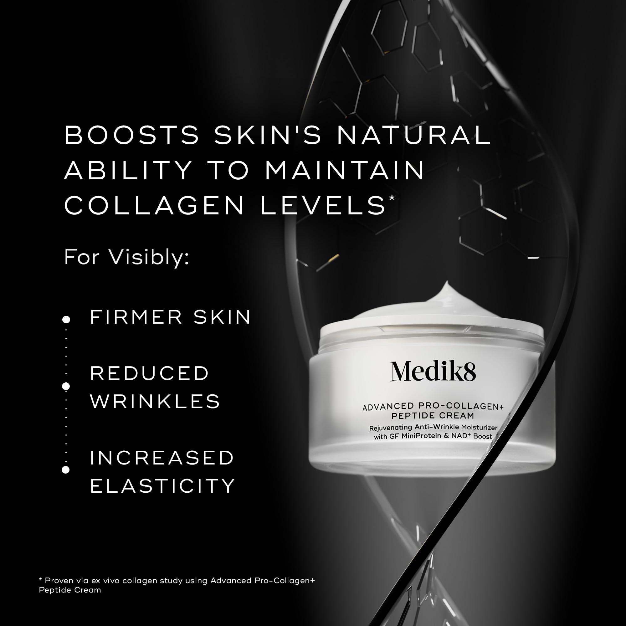 Medik8 Advanced Pro Collagen Peptide Cream Anti Wrinkle - Medik8 Official Imagery - 4