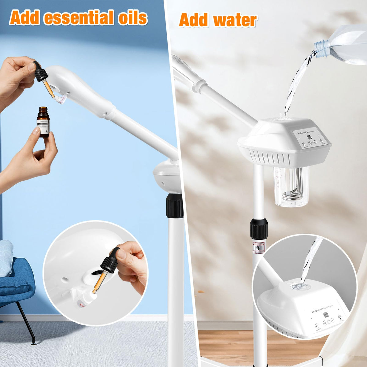 Professional Facial Steamer for Deep Cleansing and Hydration - FWOD BIBTO Official Imagery - 6