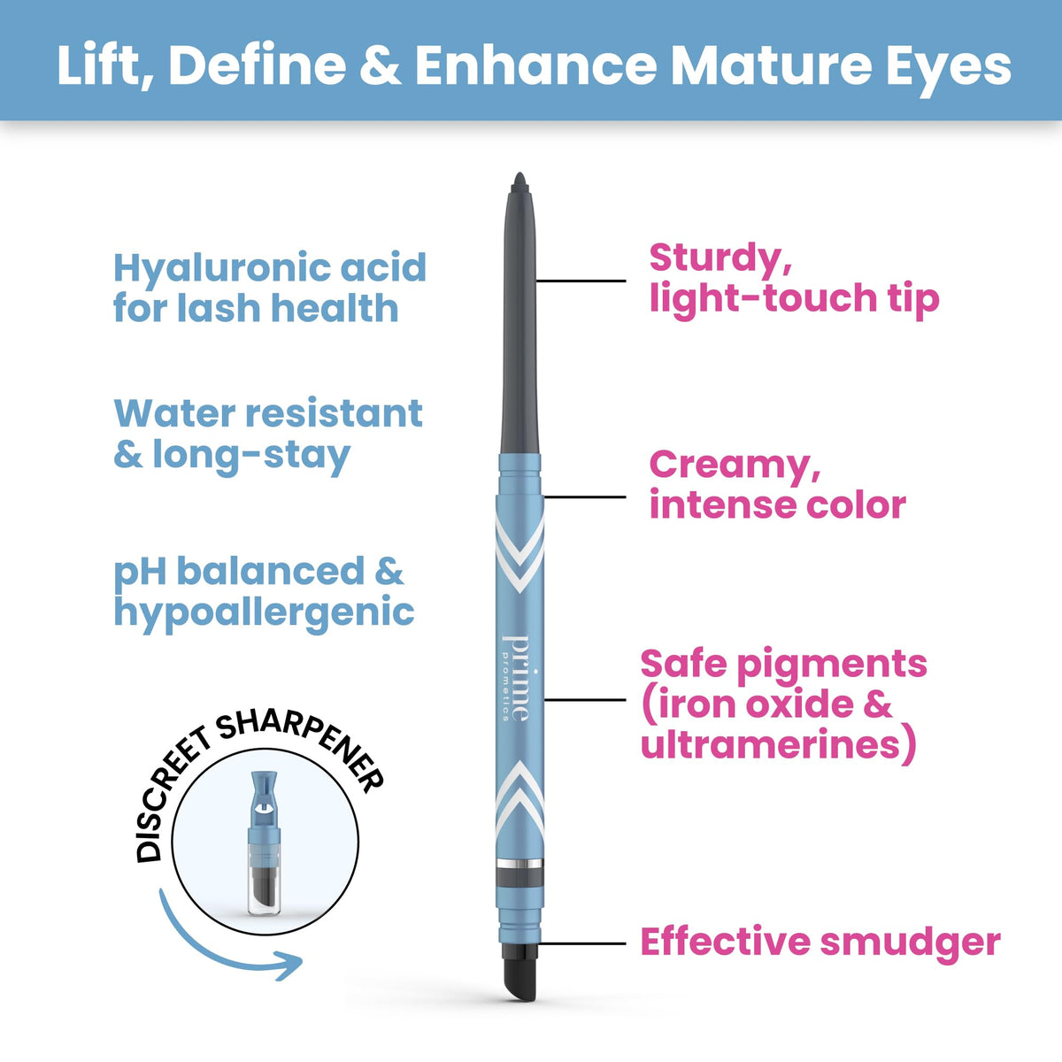 PRIME PROMETICS PrimeEyes Glide Eyeliner for Mature Women - PRIME PROMETICS Official Imagery - 7