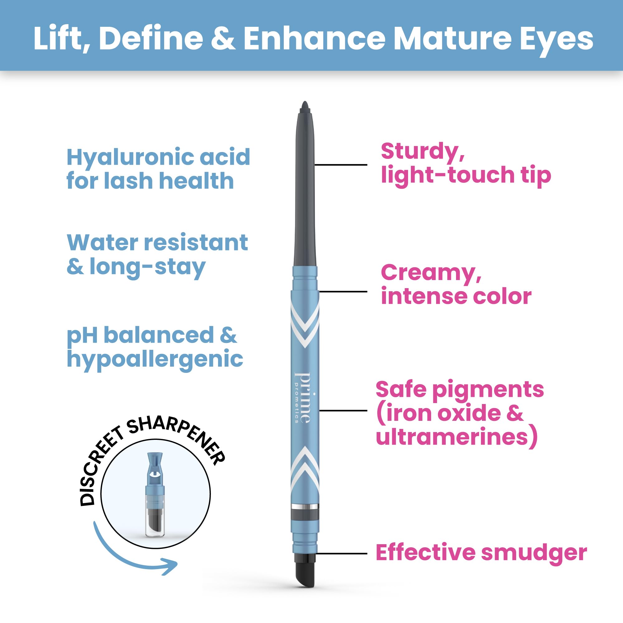 PRIME PROMETICS PrimeEyes Glide Eyeliner for Mature Women - PRIME PROMETICS Official Imagery - 7