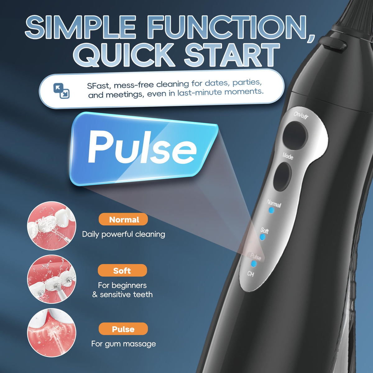 Water Flosser Mornwell Water Flossers for Teeth - mornwell Official Imagery - 6