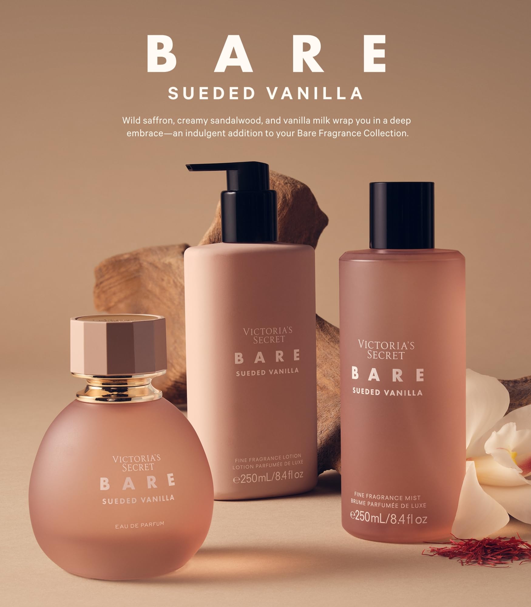 Victoria's Secret Fine Fragrance Lotion, Bare Sueded Vanilla - 8.4 fl oz - Elefair Tech Official Product View 5