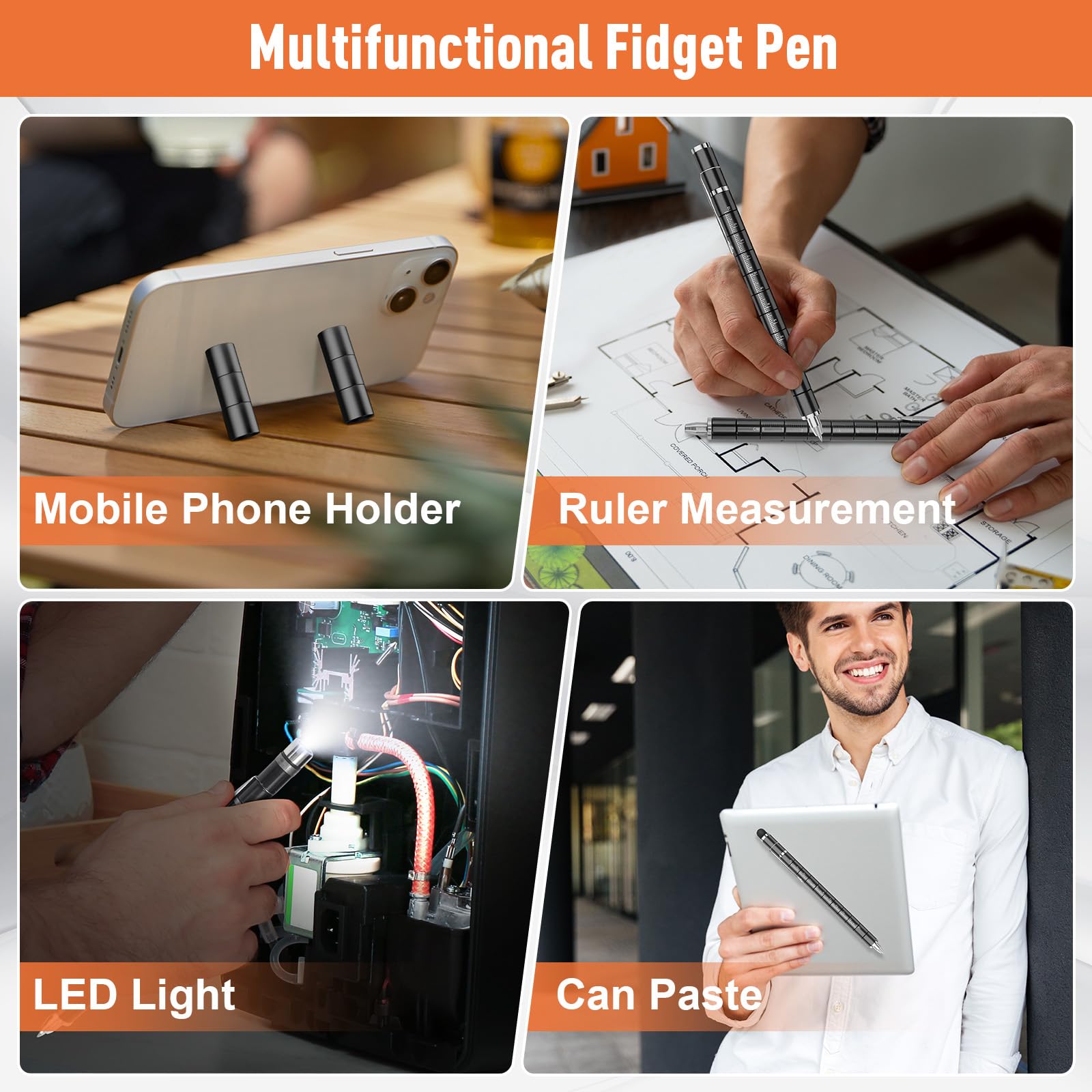Dusor Gifts for Men Fidget Pen, Back to School Supplies for Teen Boys Teacher - Dusor Official Product View 5