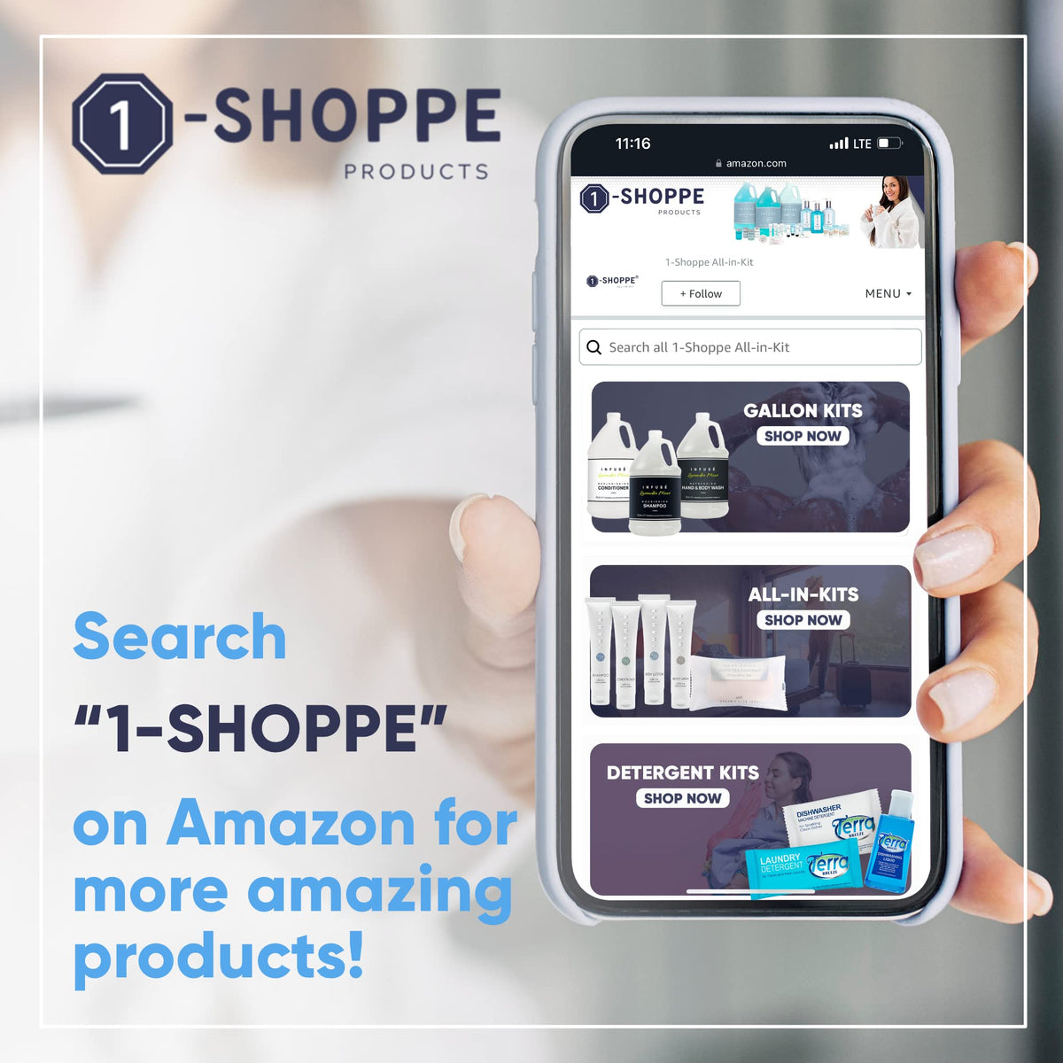1 Shoppe Personal Care Travel Toiletries Kit 300 Piece - 1-Shoppe All-in-Kit Official Imagery - 7