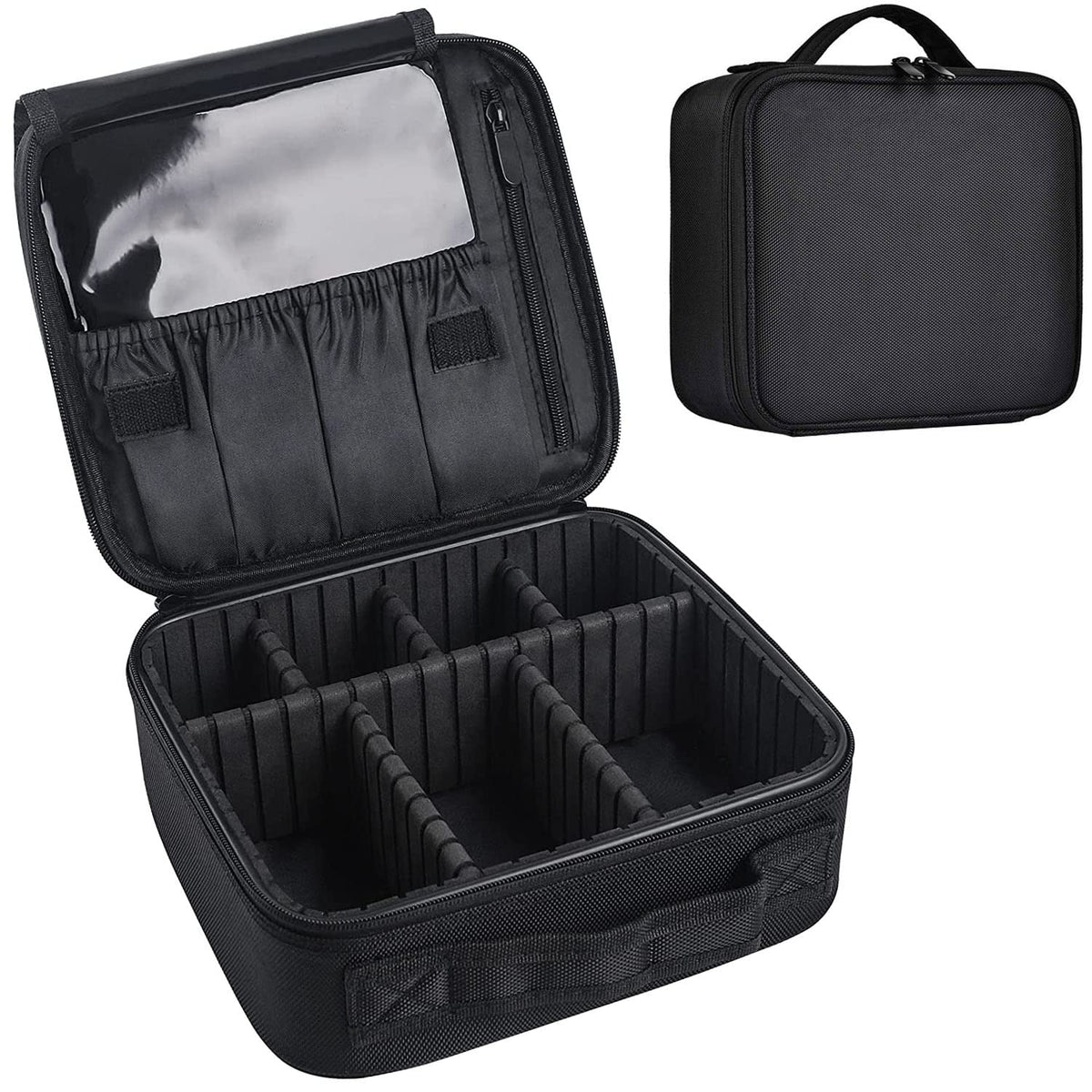 Travel Makeup Case Cosmetic Train Case Organizer Portable - Bvser Official Imagery - 2