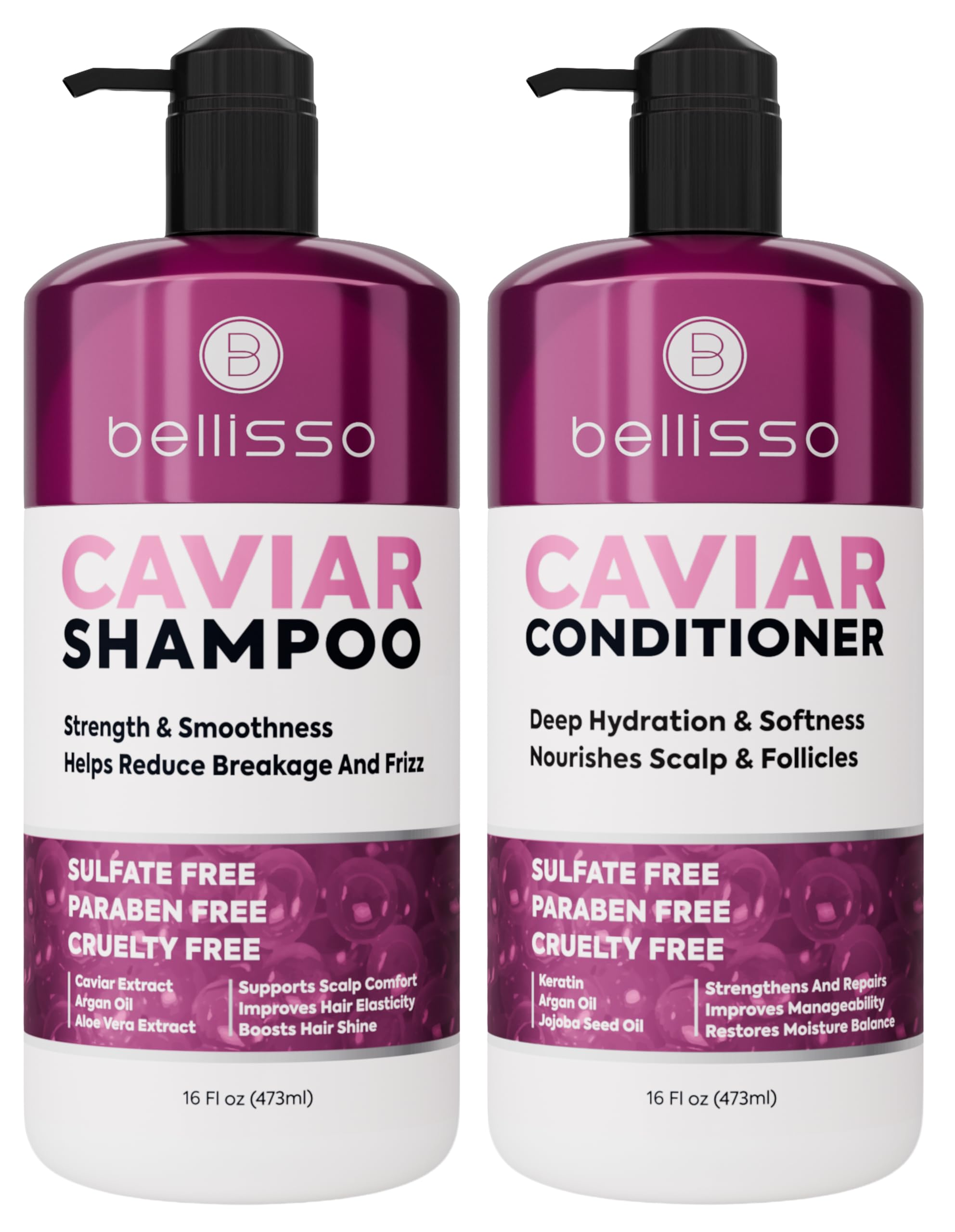 BELLISSO Batana Oil Shampoo and Conditioner Set - Thickening Hair Products and - BELLISSO Official Product View 10