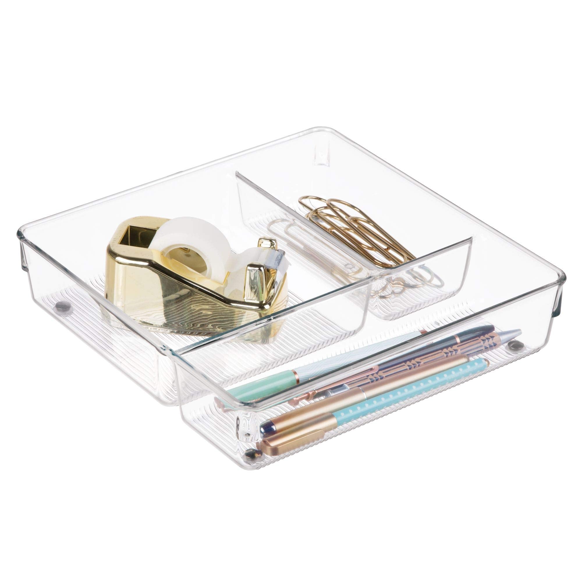 iDesign InterDesign Linus Kitchen Drawer Organizer for Silverware, Spa - View 4