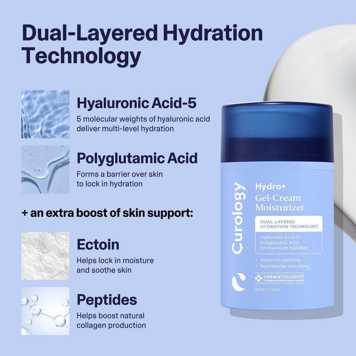 Curology Hydro Skincare Set Cleanser Moisturizer and - Curology Official Imagery - 6