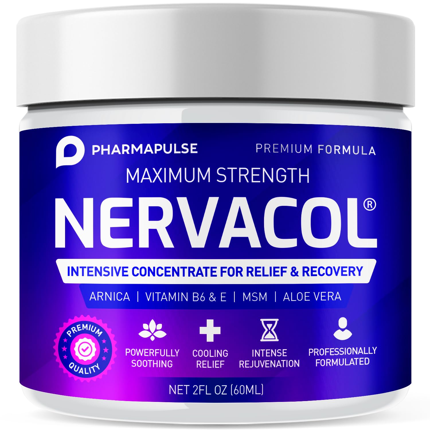 Pharmapulse Neuropathy Cream Maximum Strength 2oz