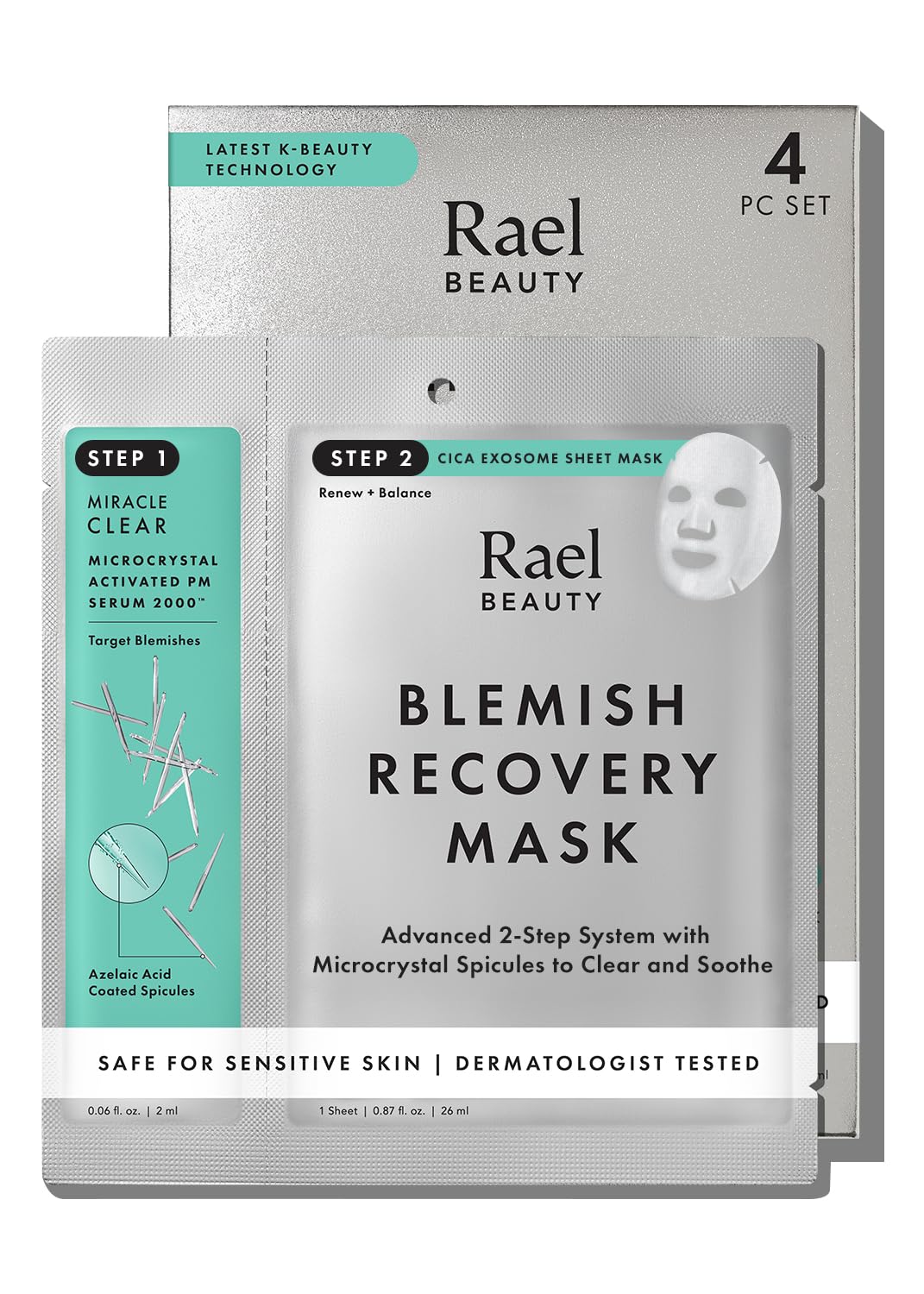 Rael Facial Masks Hydrating &amp; Soothing Skincare Daily Beauty - Rael