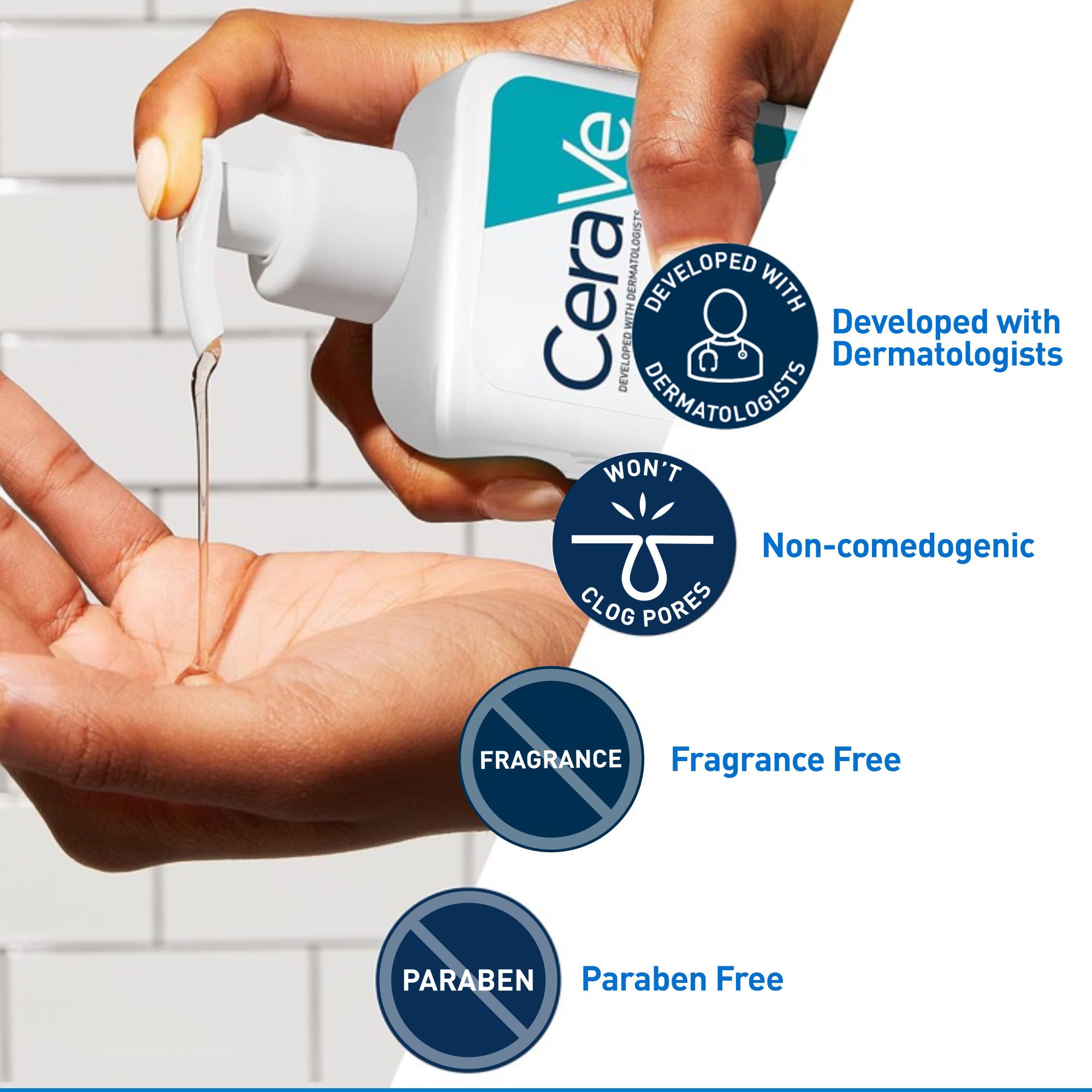 CeraVe Acne Control Cleanser, Face Wash with 2% Salicylic Acid - CeraVe Official Product View 3