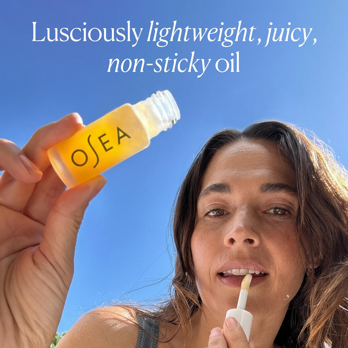 OSEA Hyaluronic Lip Oil Booster High Shine Non Sticky Glossy - OSEA Official Imagery - 6