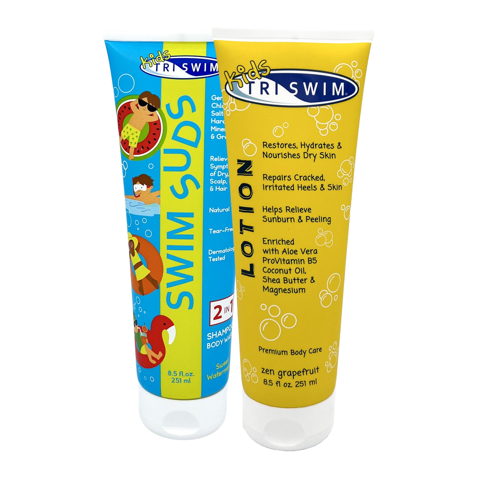 Triswim Kids Scented Body Wash After Swimmer Skincare, Chlorine - TRISWIM