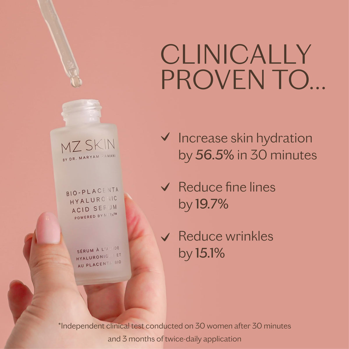 MZ SKIN Bio Placenta Hyaluronic Acid Serum - Premium Selection Official Imagery - 4
